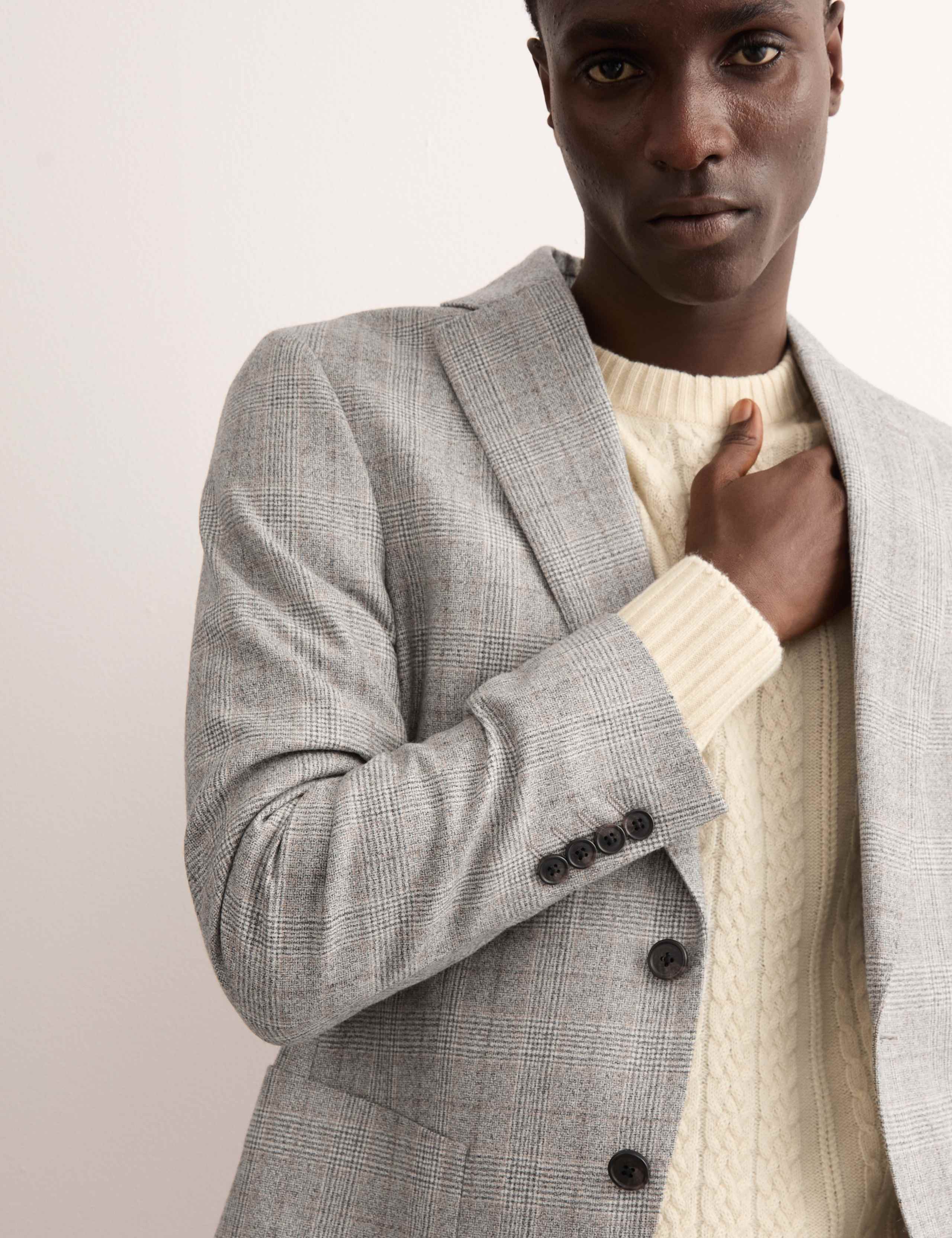 Tailored Fit Italian Wool Blazer 5 of 7