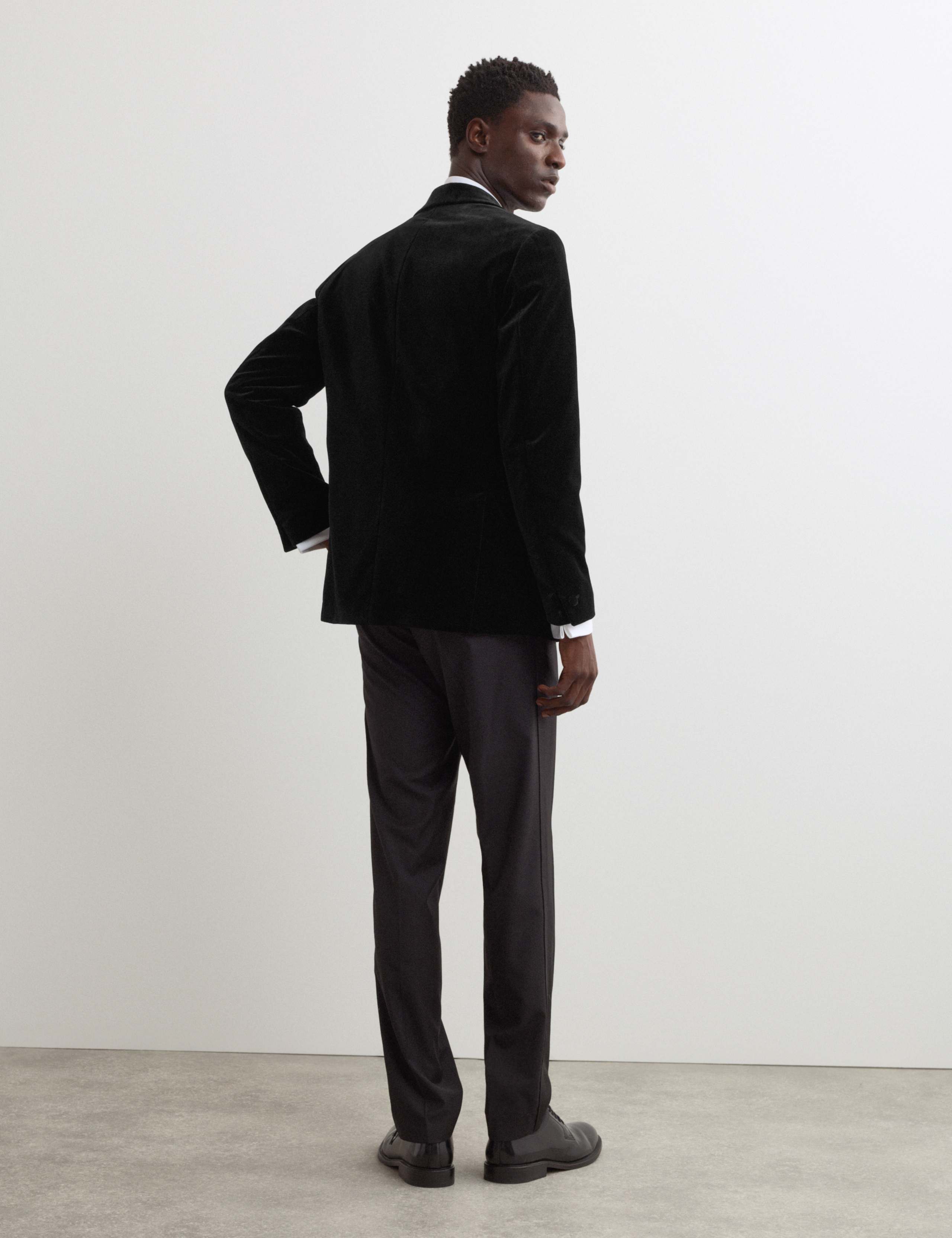 Pure Cotton Velvet Blazer 7 of 7