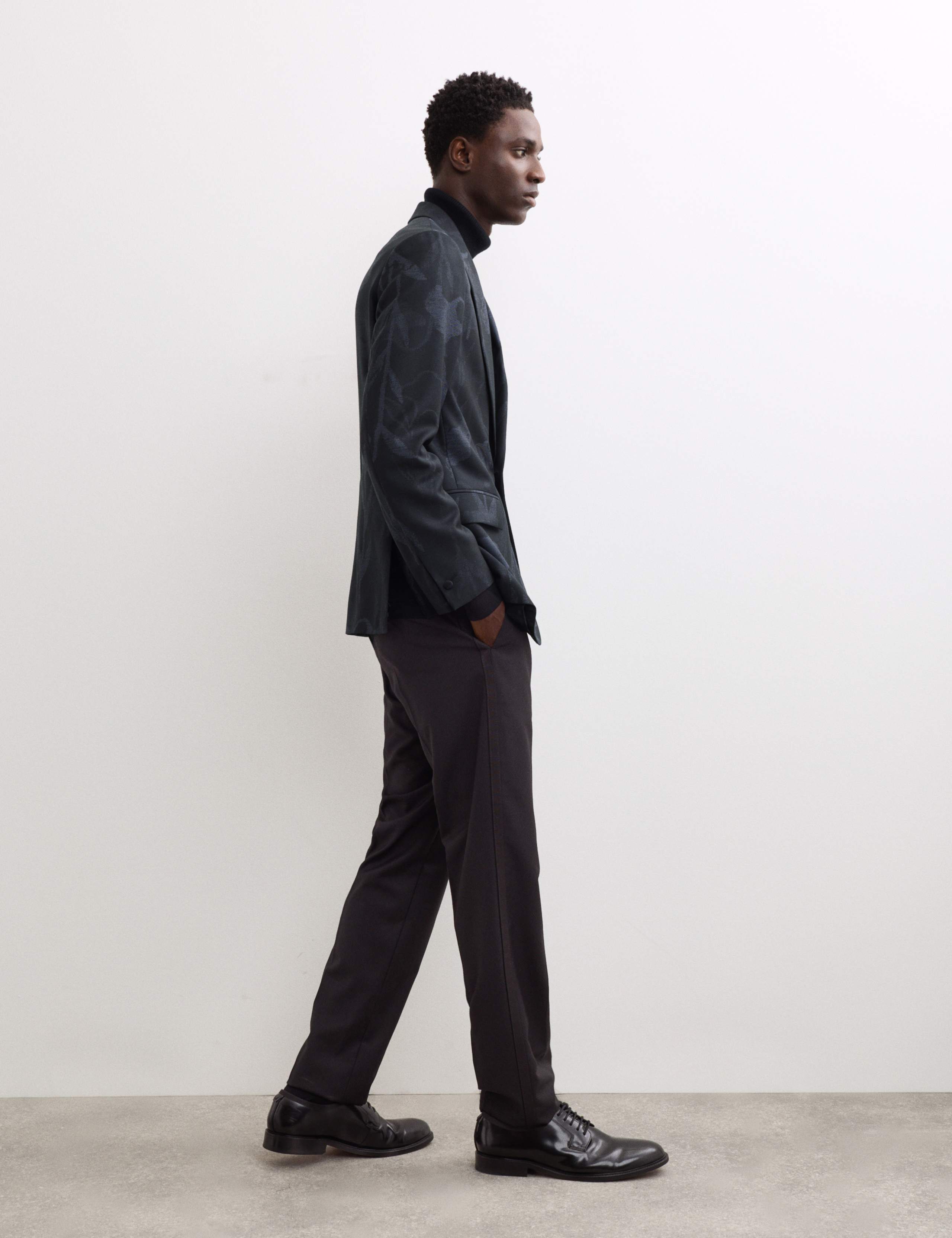 Regular Fit Italian Wool Tuxedo Jacket 6 of 8