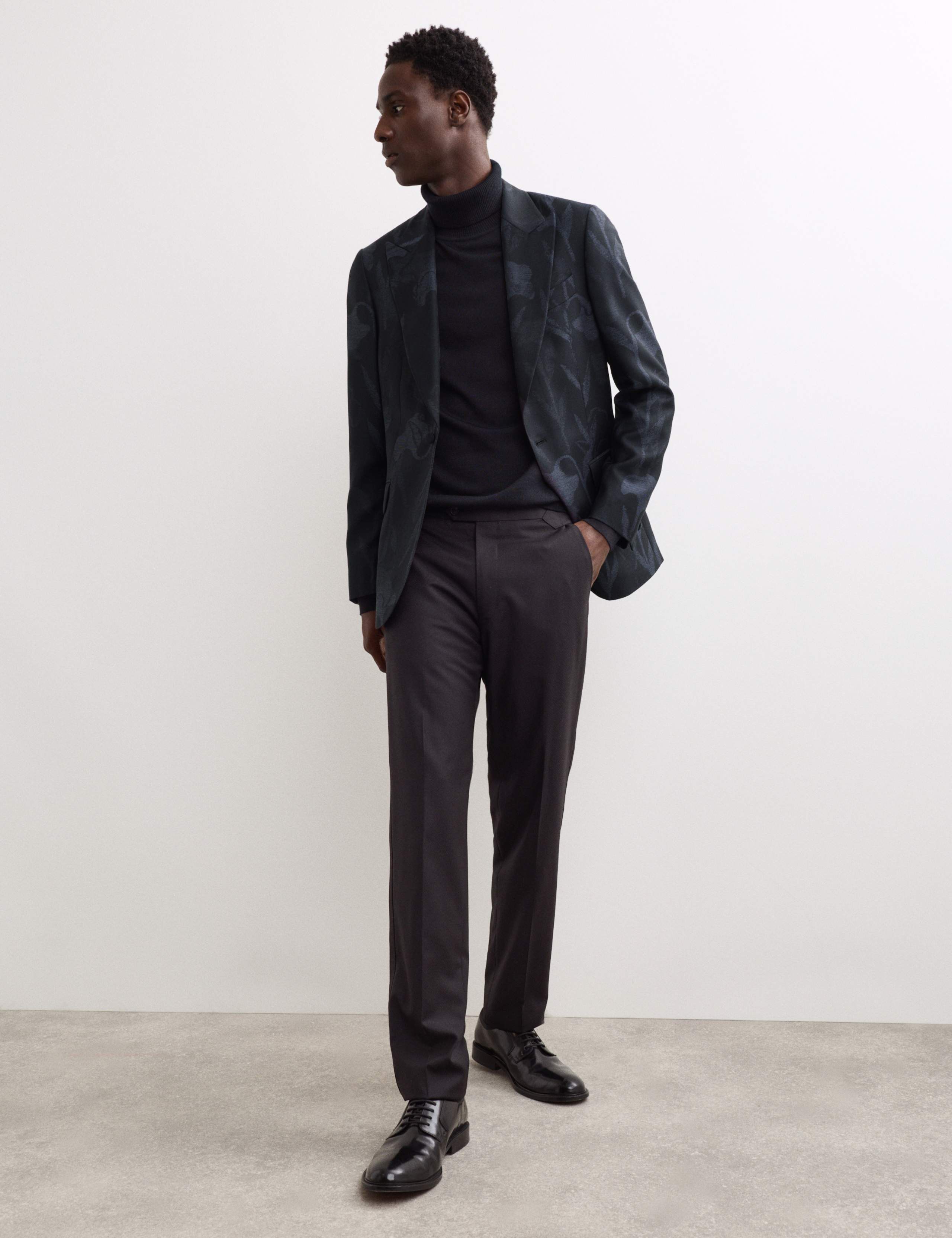 Regular Fit Italian Wool Tuxedo Jacket 8 of 8