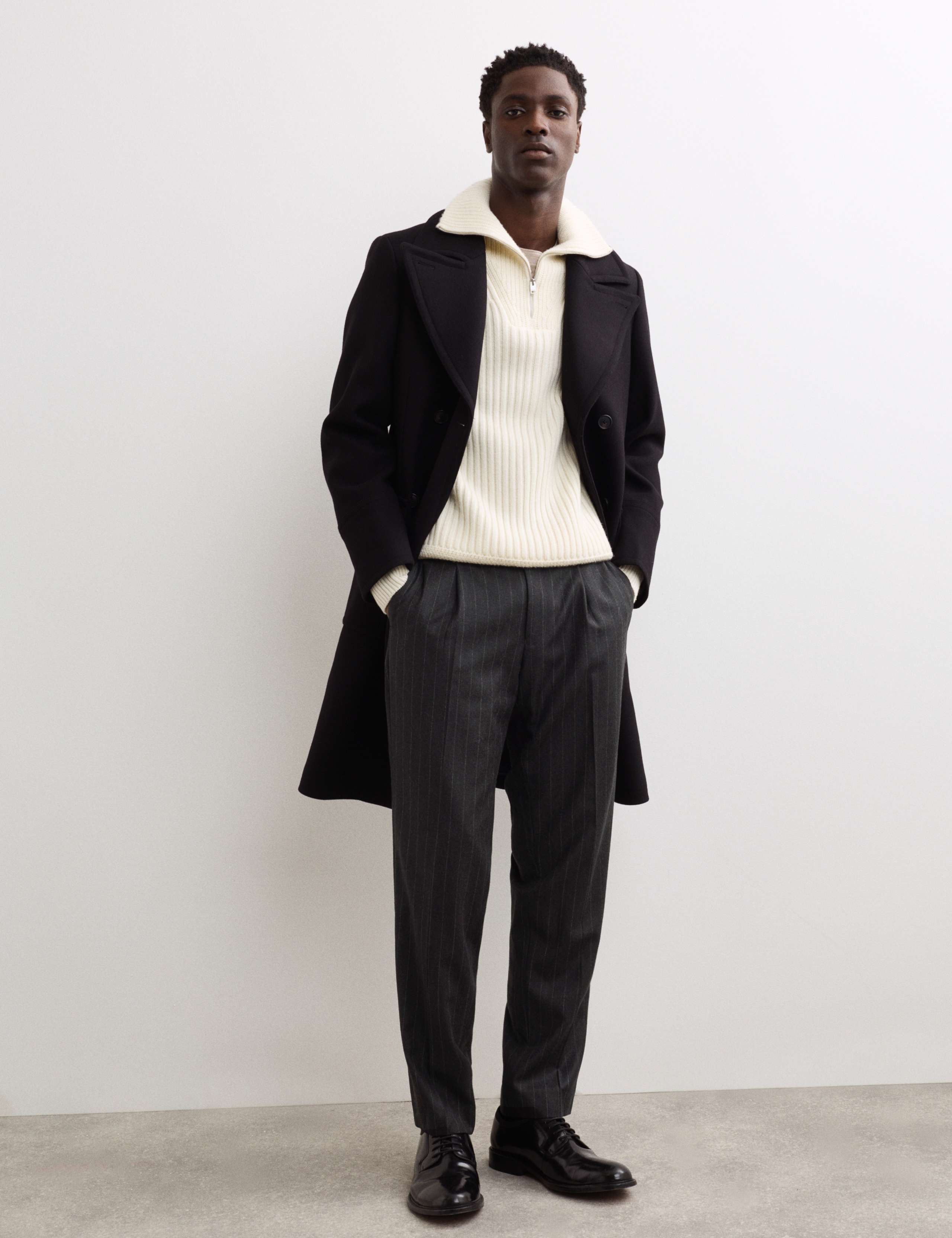 Italian Wool Pinstripe Trousers 4 of 7