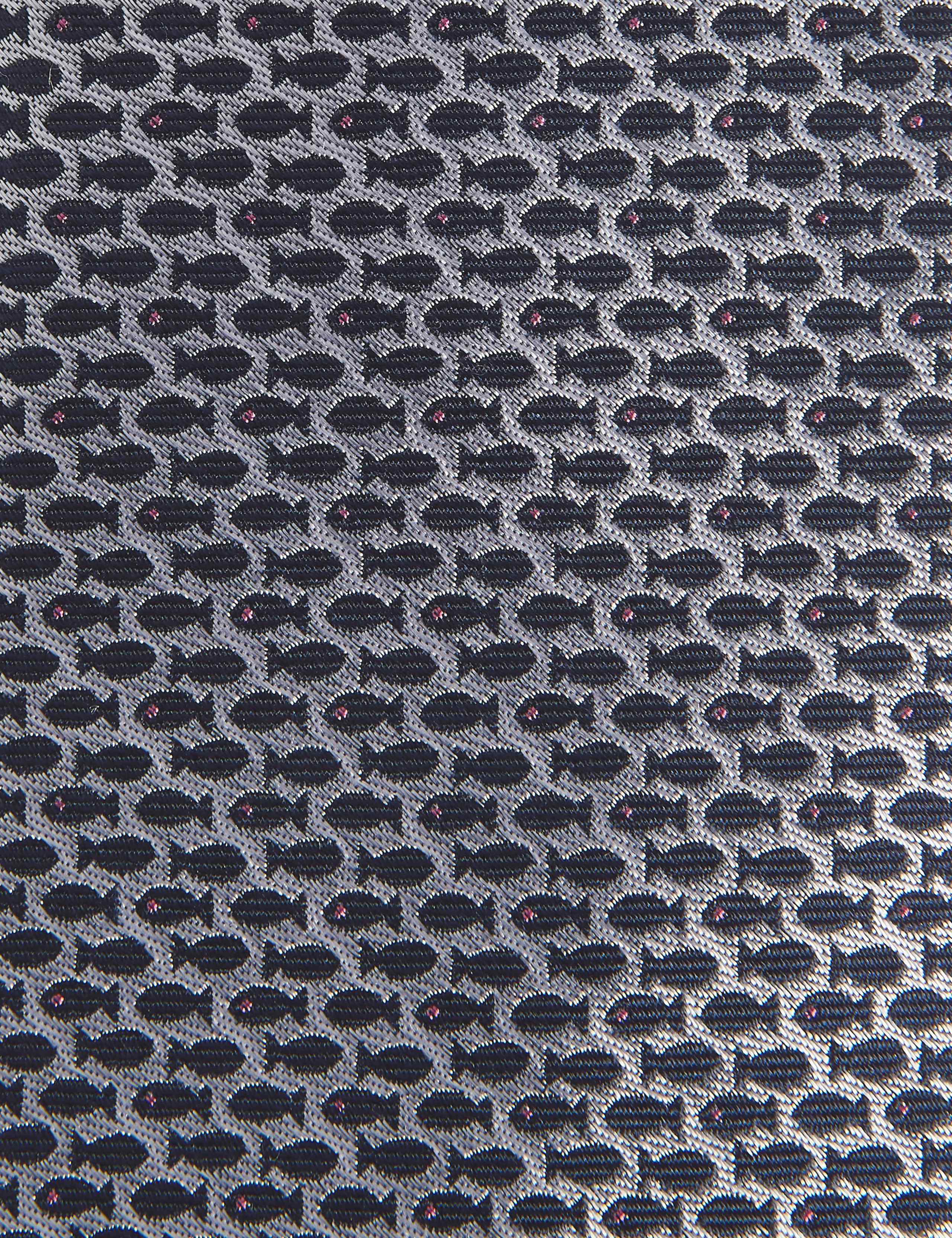 Pure Silk Micro Fish Tie 3 of 3