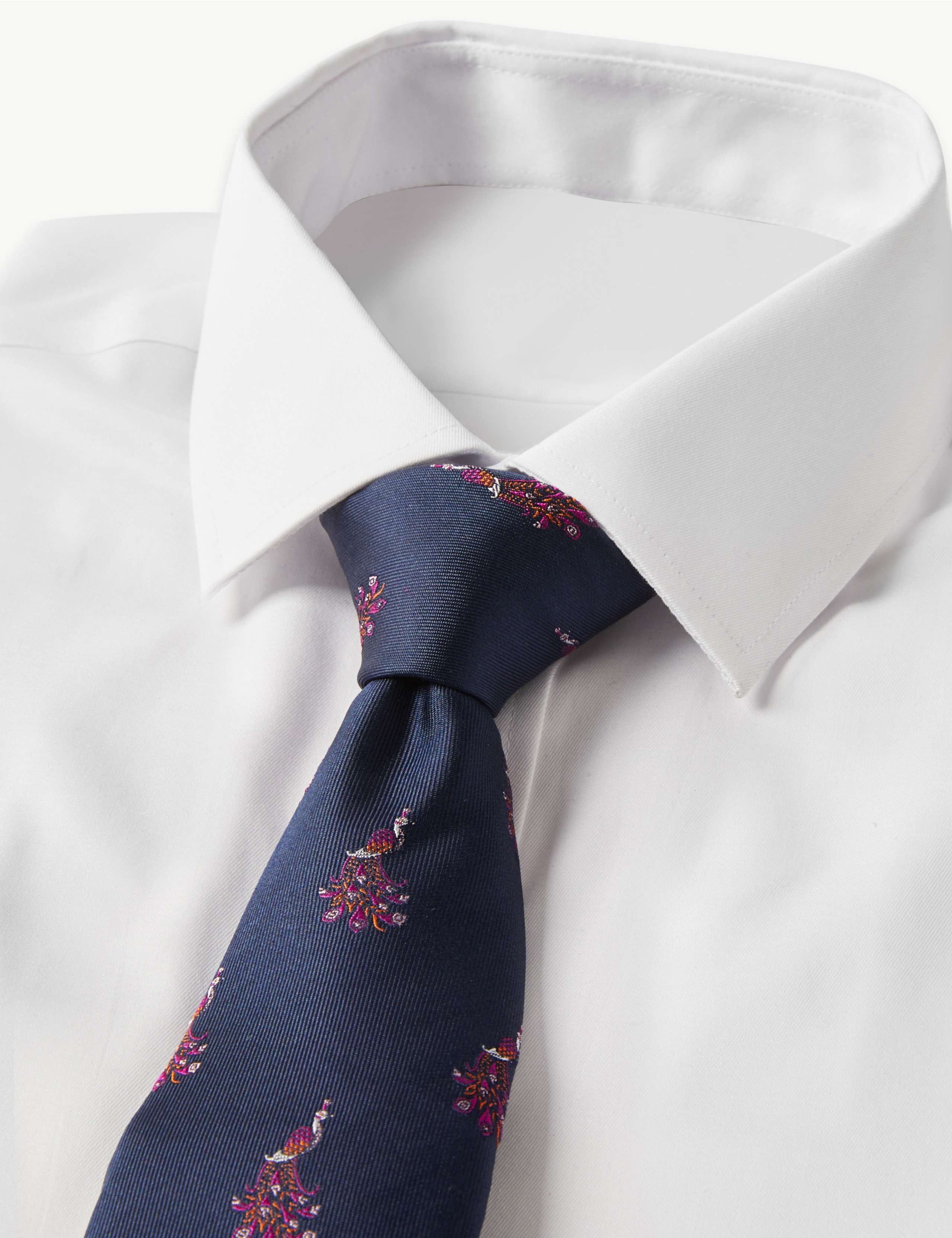 Pure Silk Peacock Tie 2 of 3