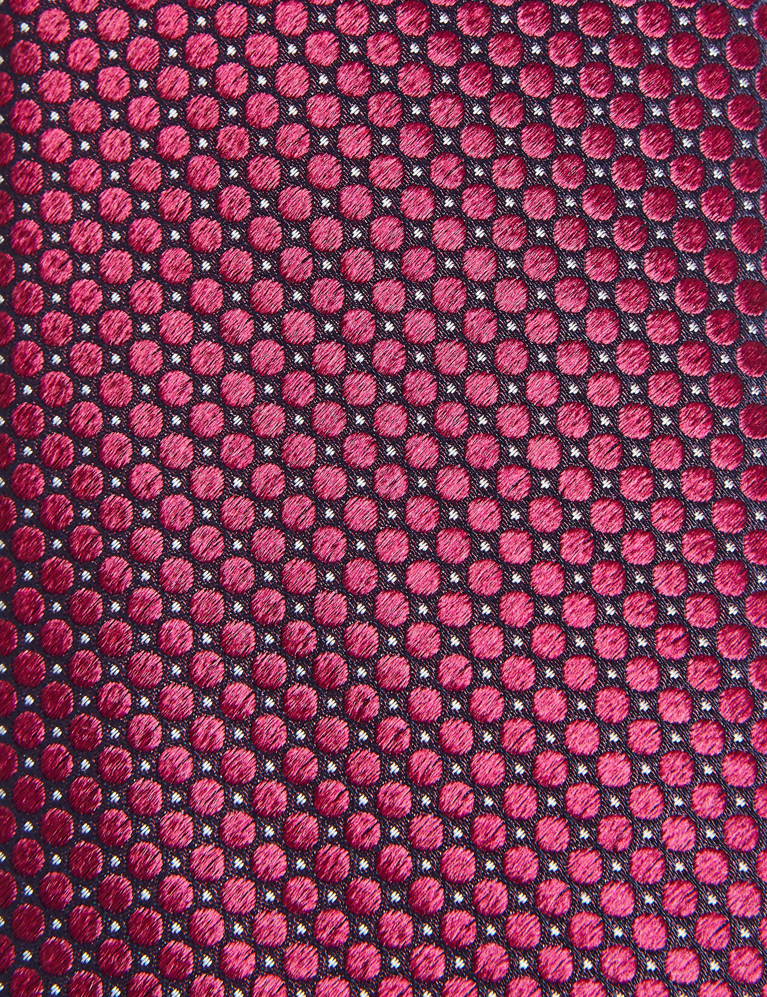 Polka Dot Pure Silk Tie 3 of 3