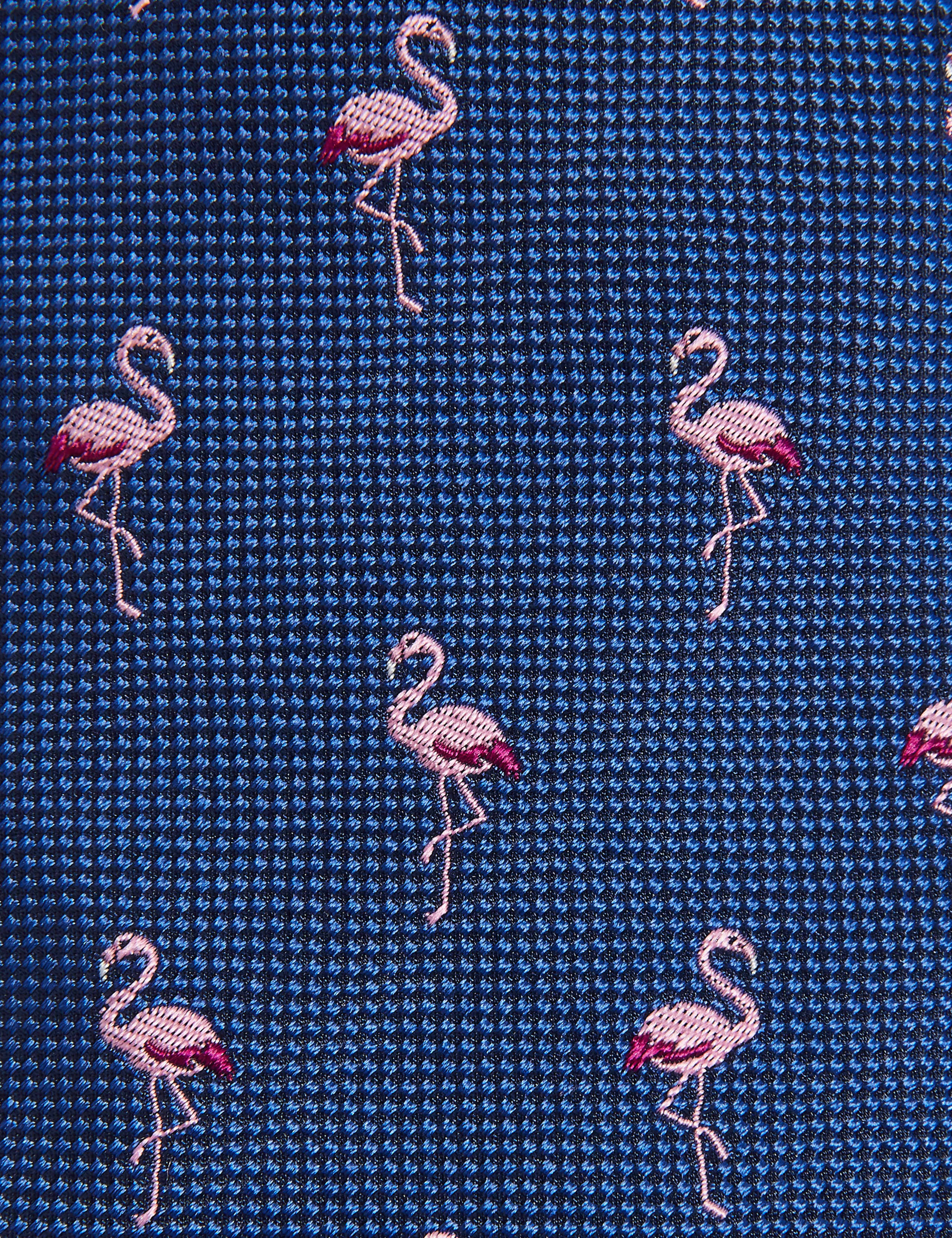 Pure Silk Flamingo Tie 3 of 3