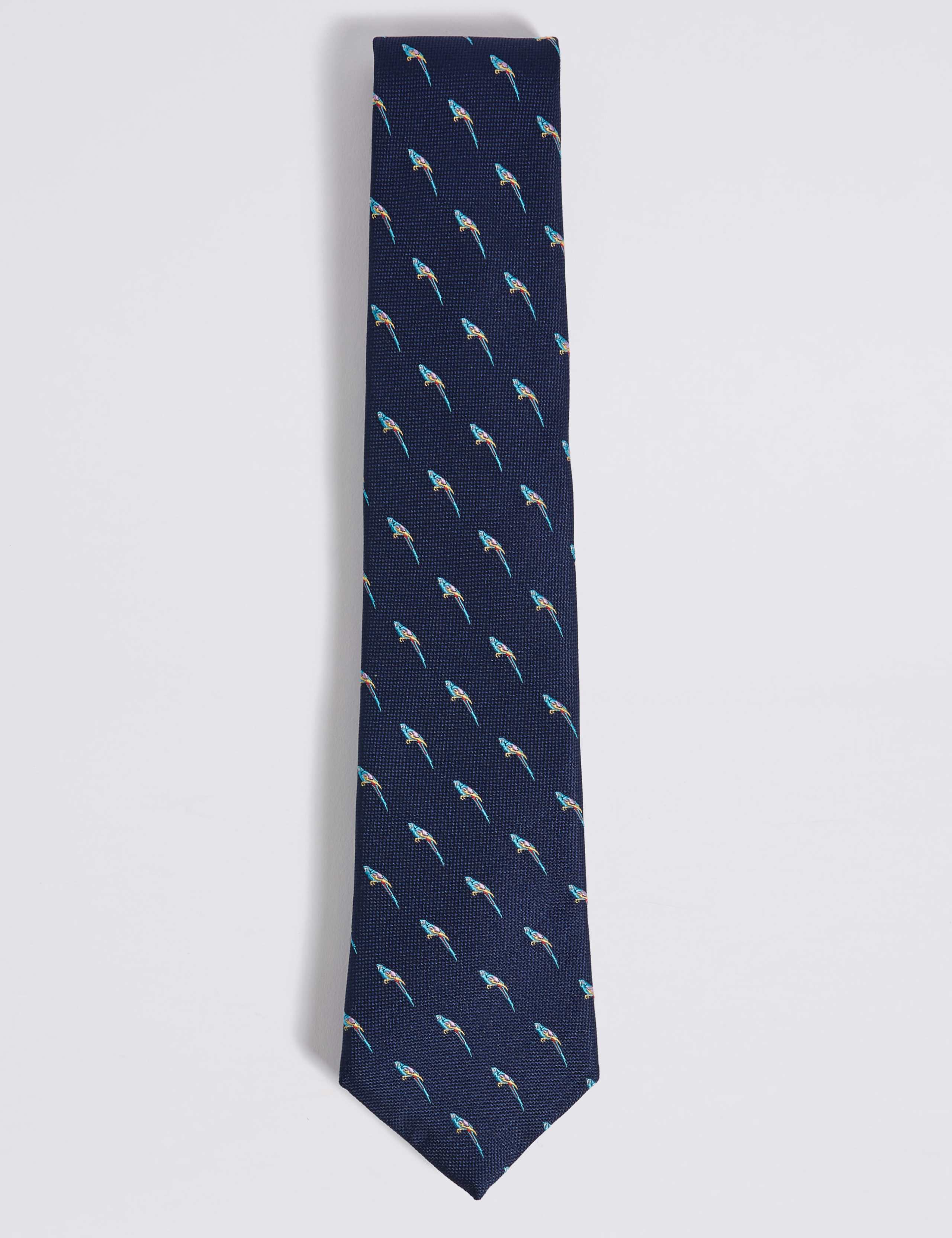 Pure Silk Parrot Tie 1 of 2