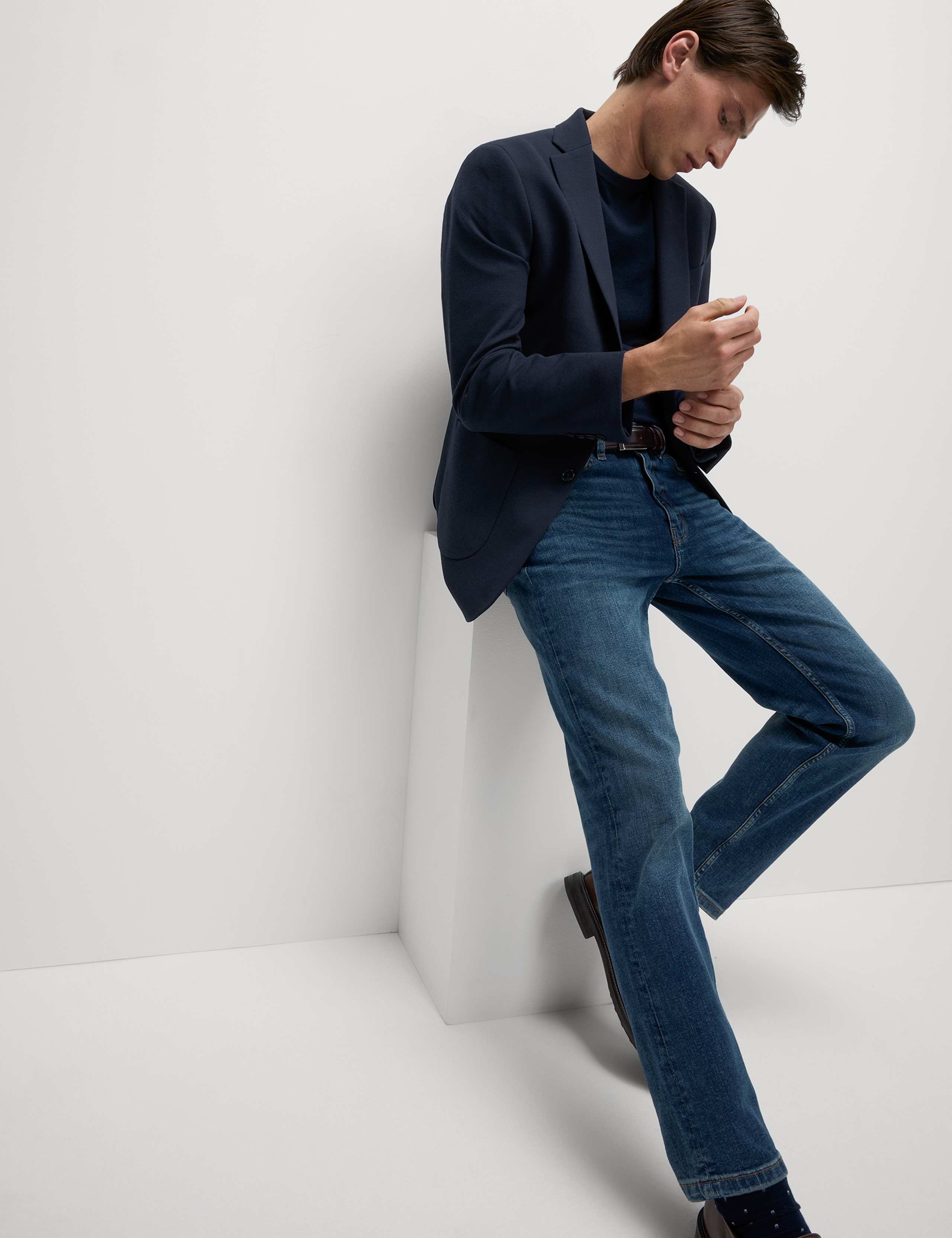 Tailored Fit Jersey Textured Blazer 6 of 7