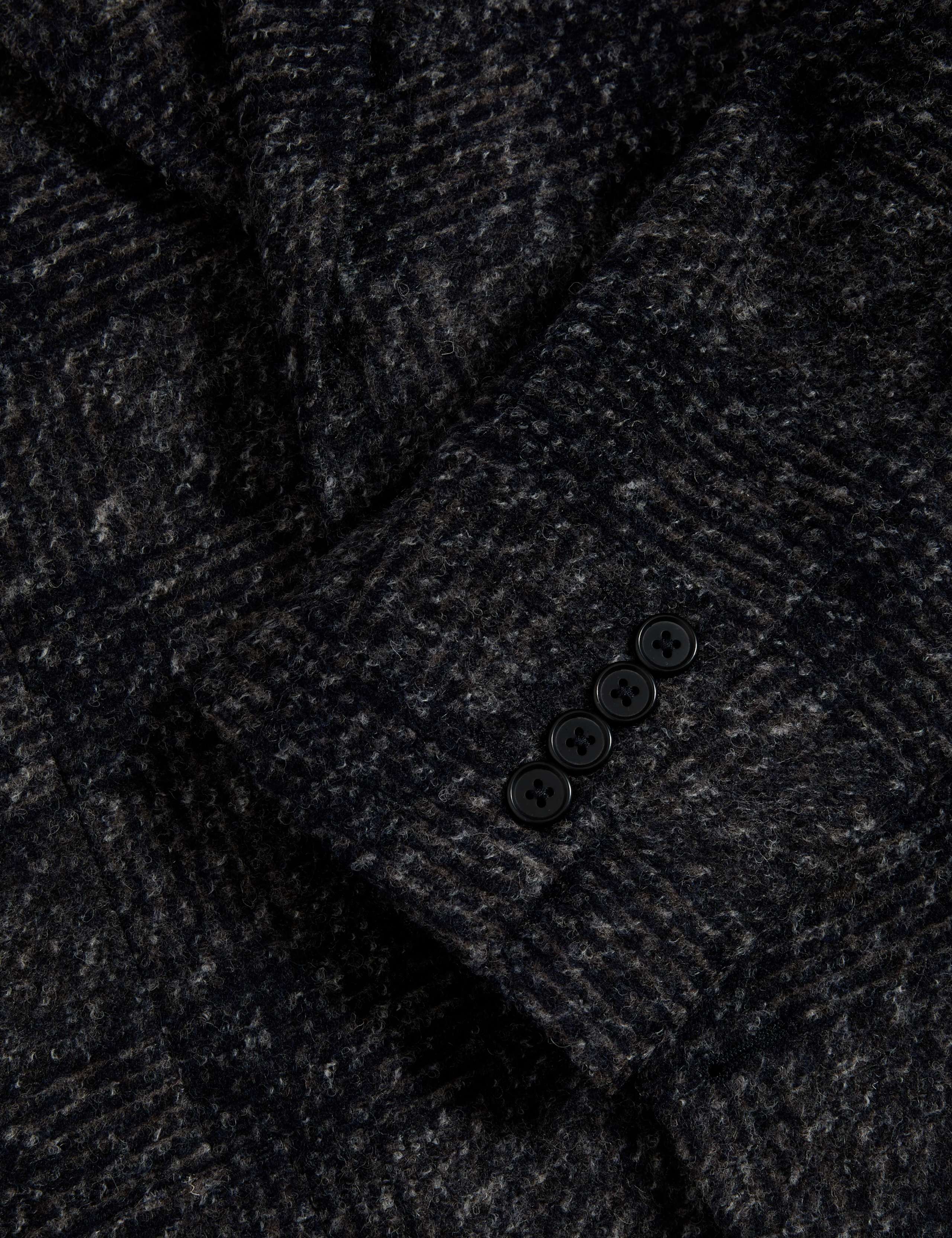 Tailored Fit Wool Blend Check Blazer 2 of 2