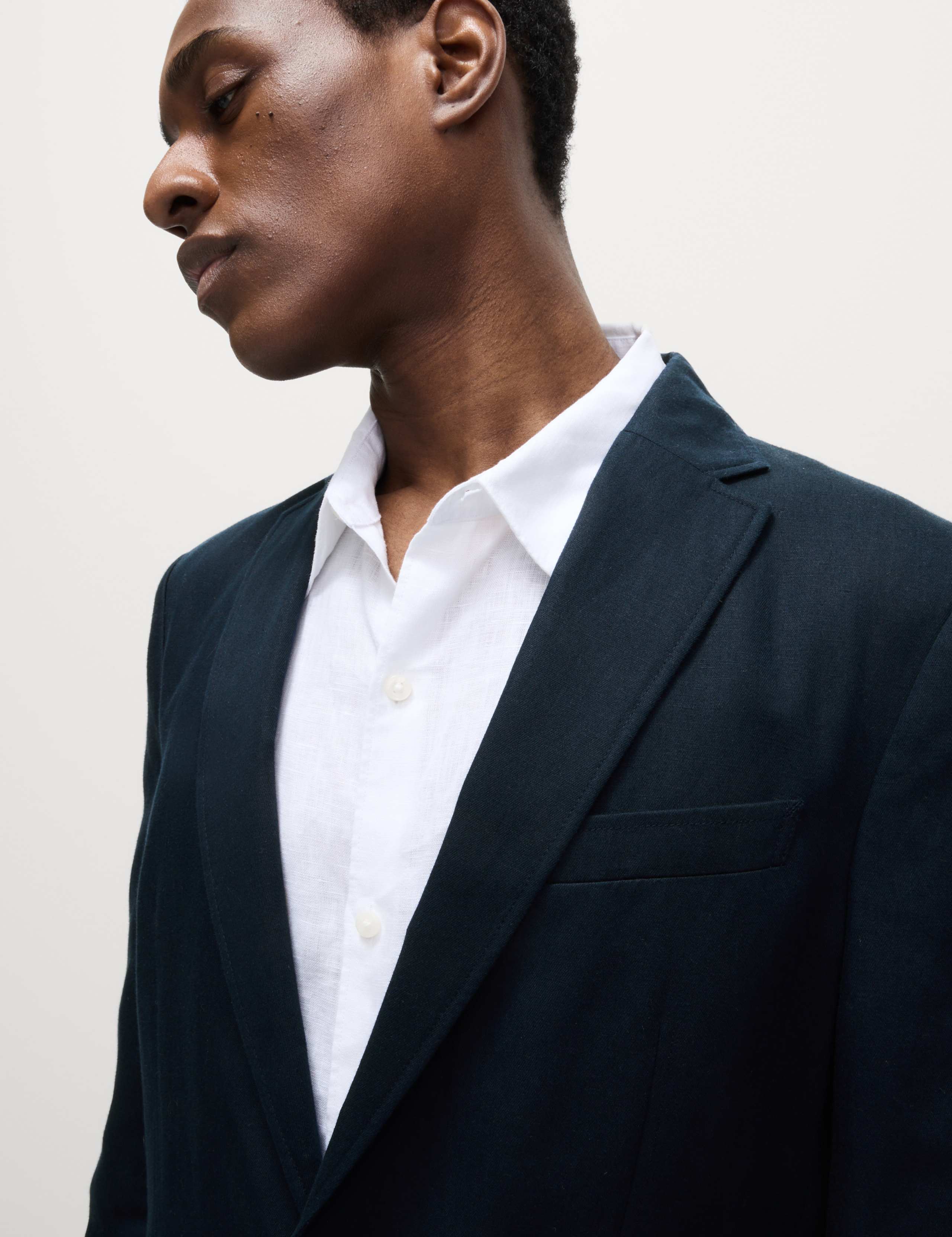 Tailored Fit Cotton Rich Laundered Jacket 5 of 7