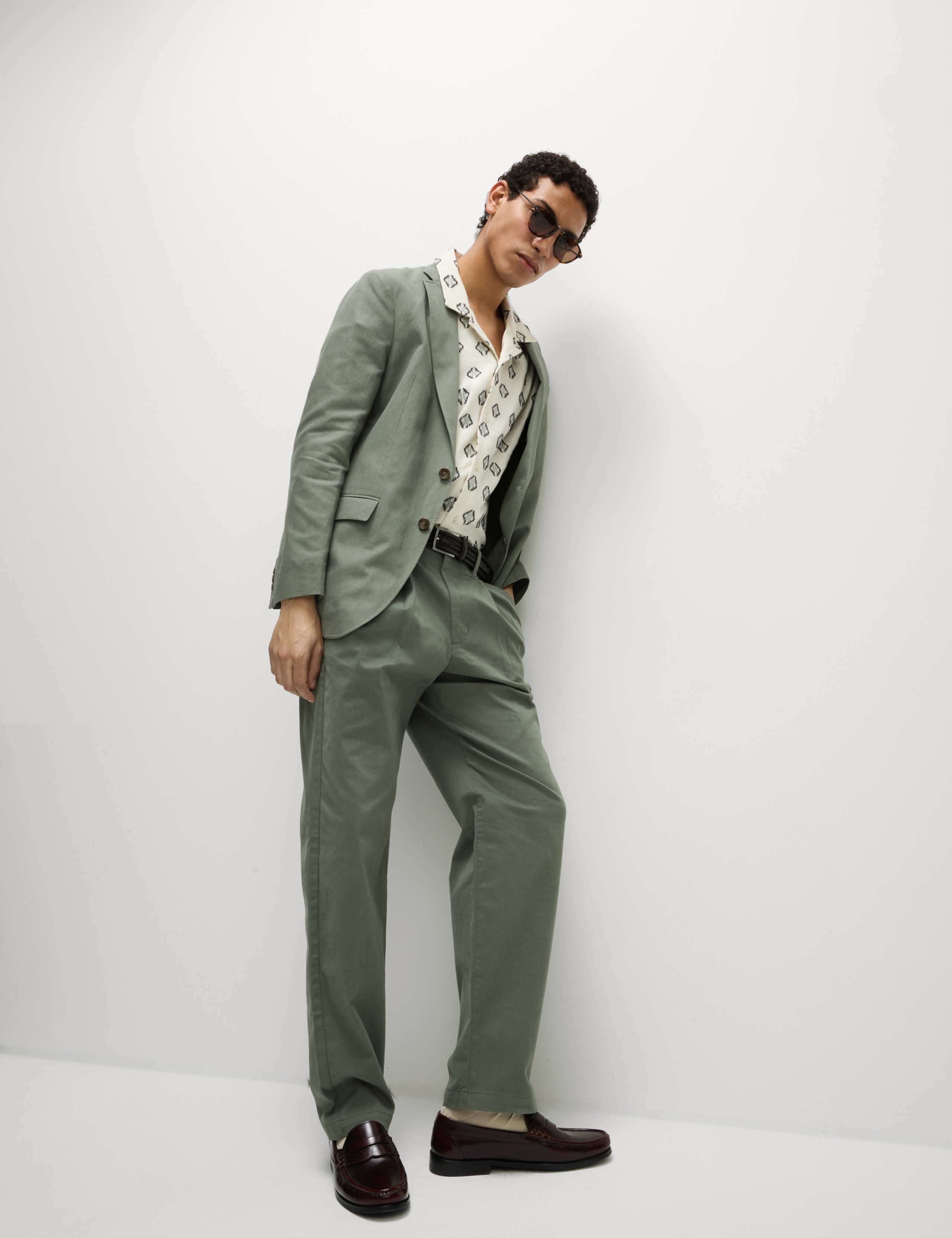 Tailored Fit Cotton Rich Laundered Jacket 6 of 8
