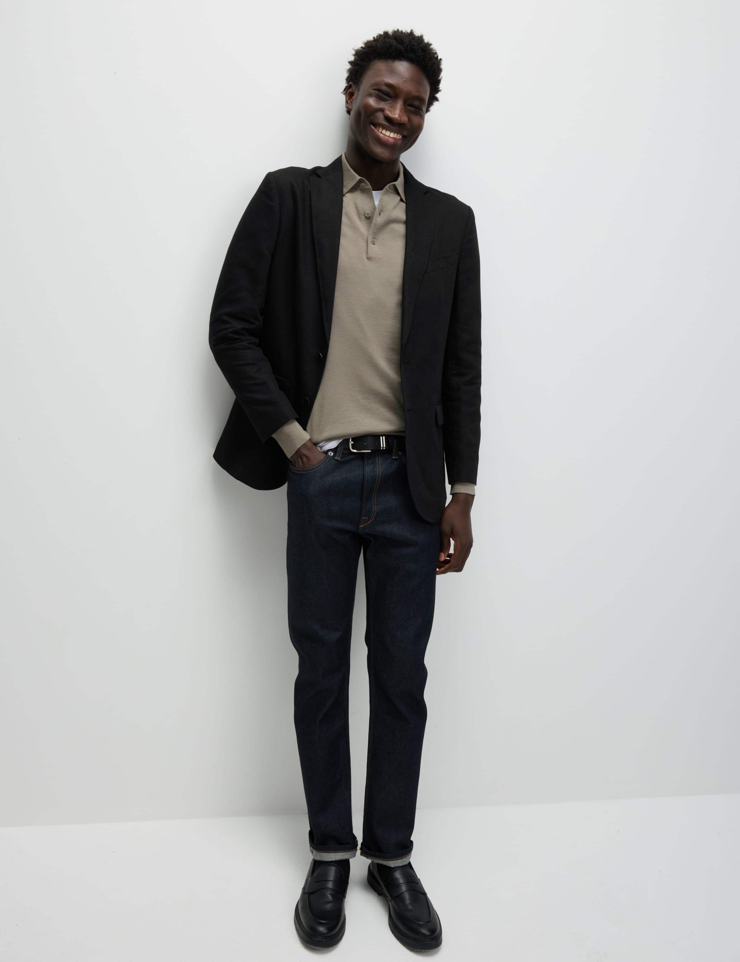 Tailored Fit Cotton Rich Laundered Jacket 5 of 7