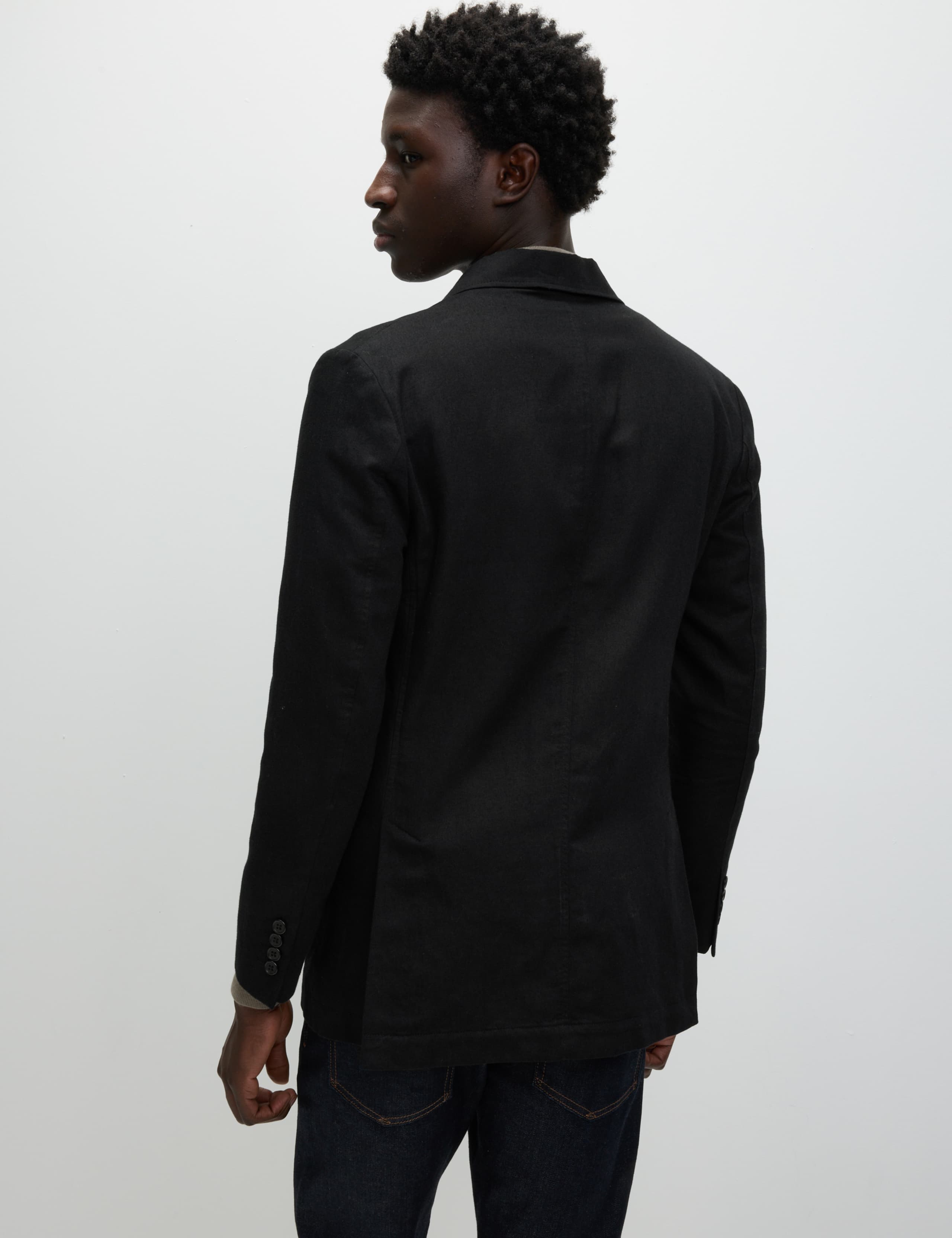 Tailored Fit Cotton Rich Laundered Jacket 7 of 7