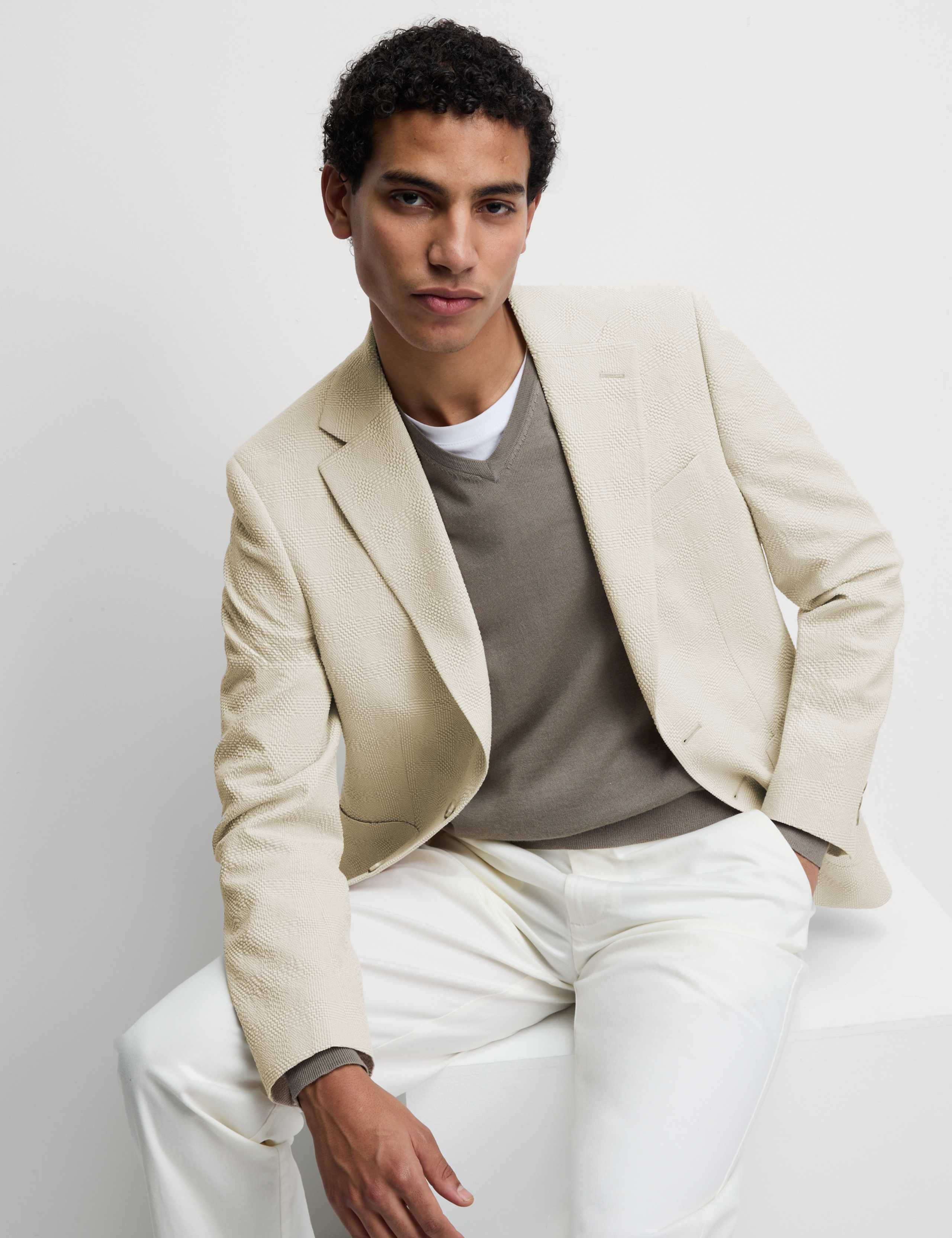 Cotton Rich Seersucker Blazer 8 of 8