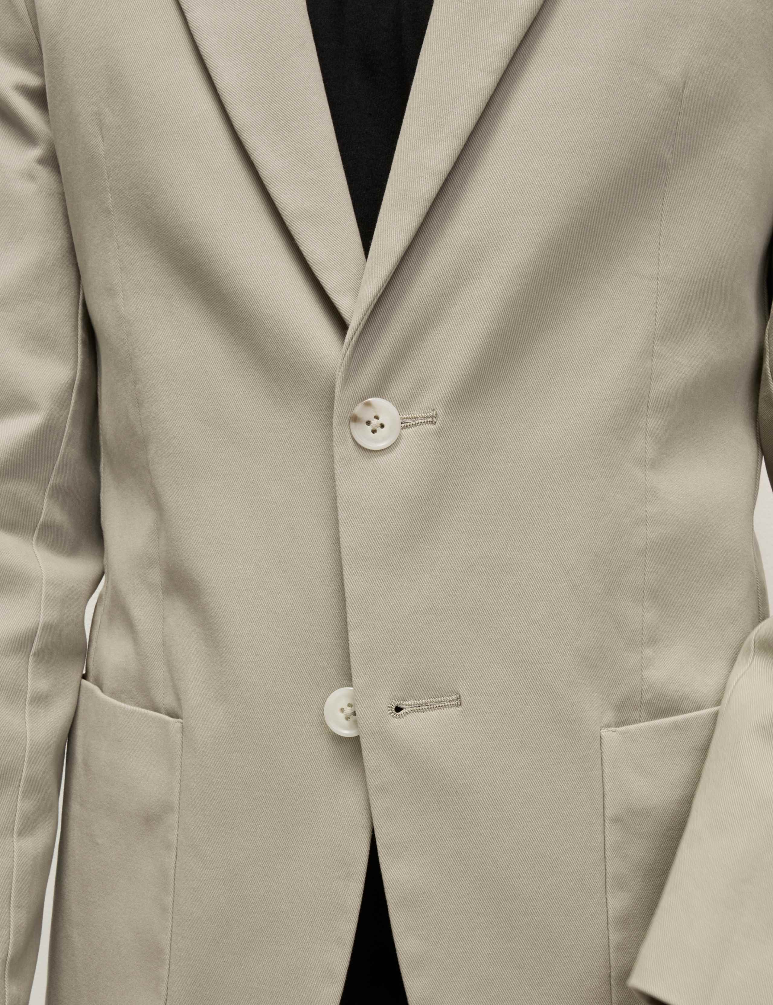 Tailored Fit Cotton Rich Peached Stretch Blazer 4 of 7
