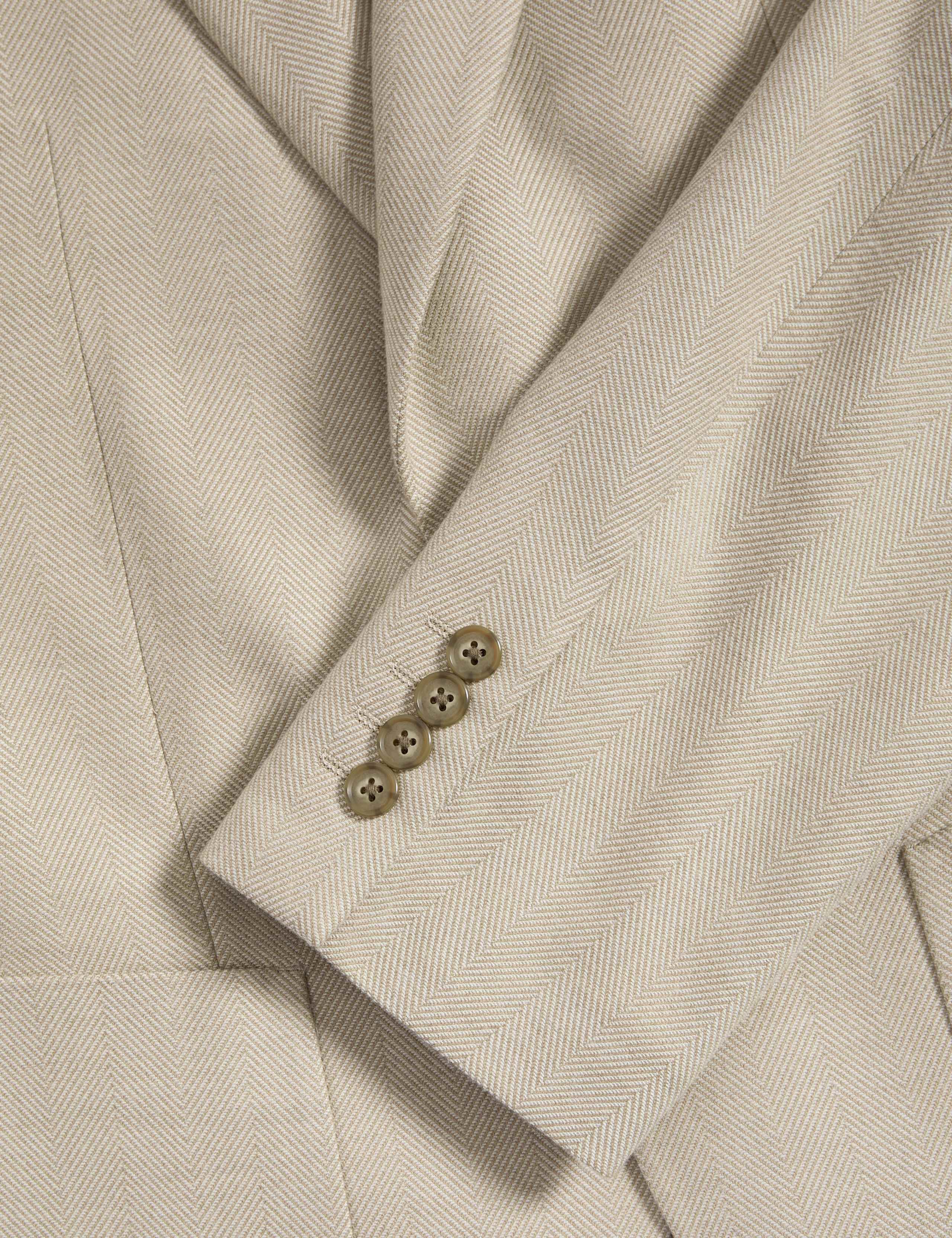 Tailored Fit Herringbone Stretch Blazer 7 of 7