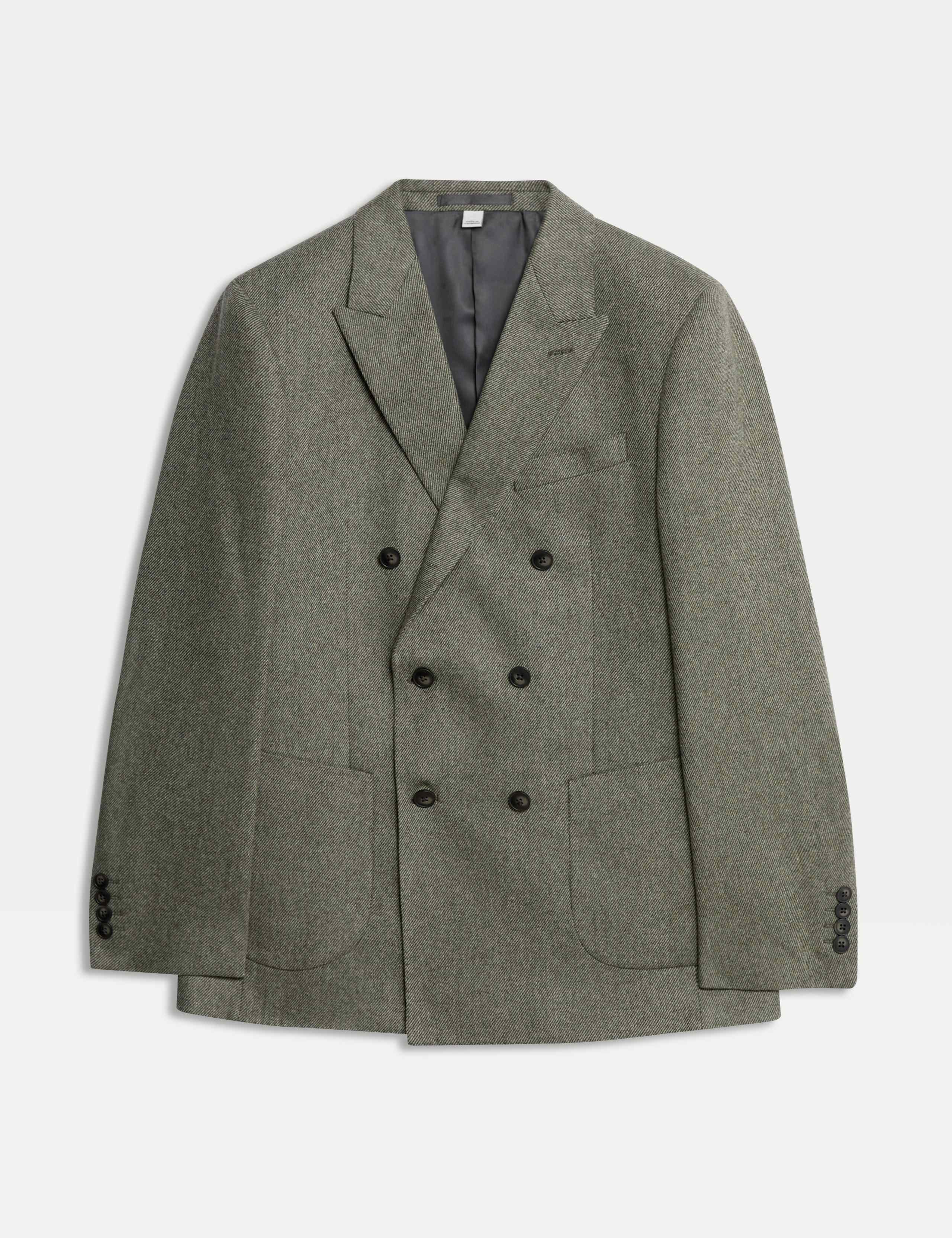 Tailored Fit Wool Blend Twill Blazer 2 of 8