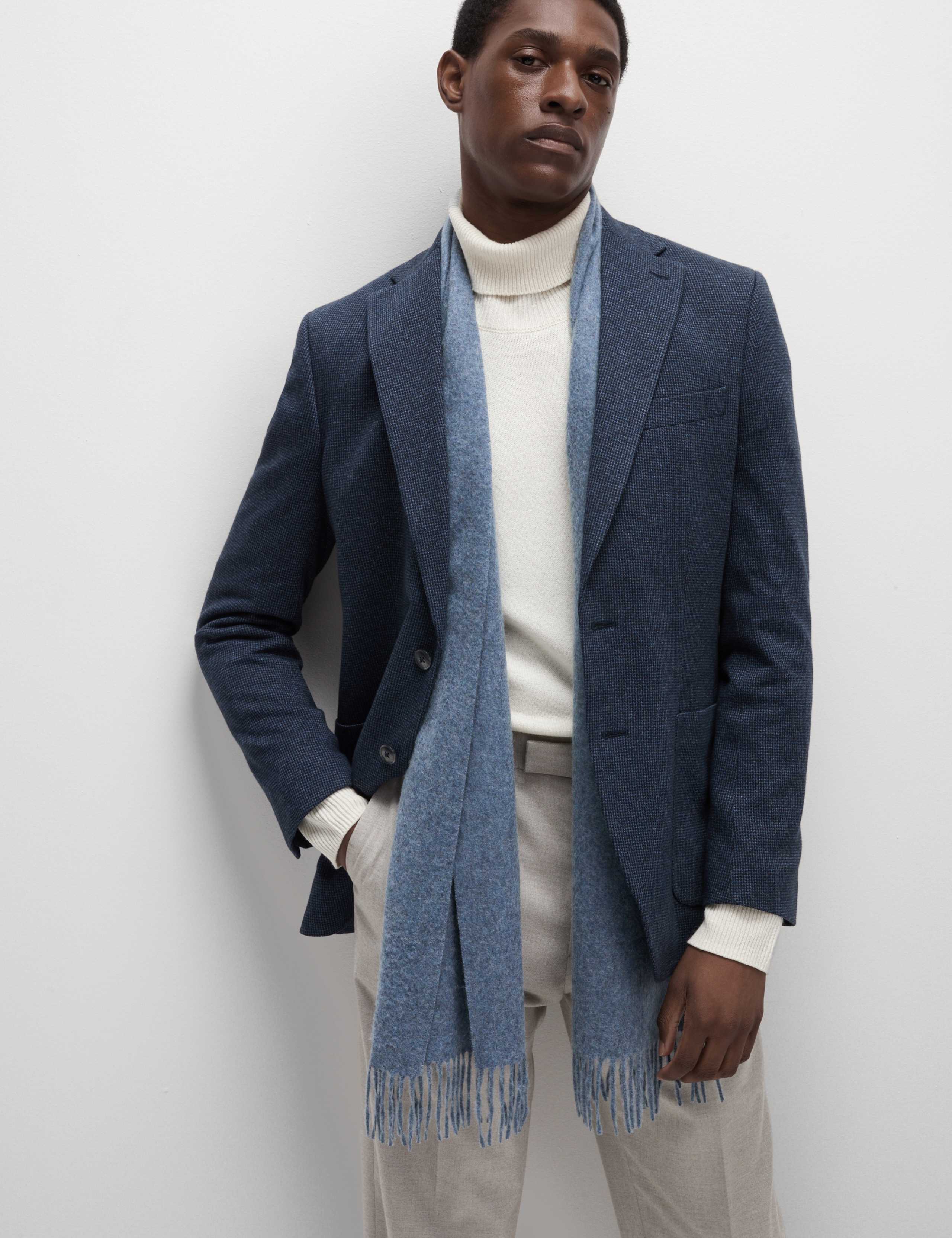 Tailored Fit Cotton Rich Puppytooth Blazer 5 of 8