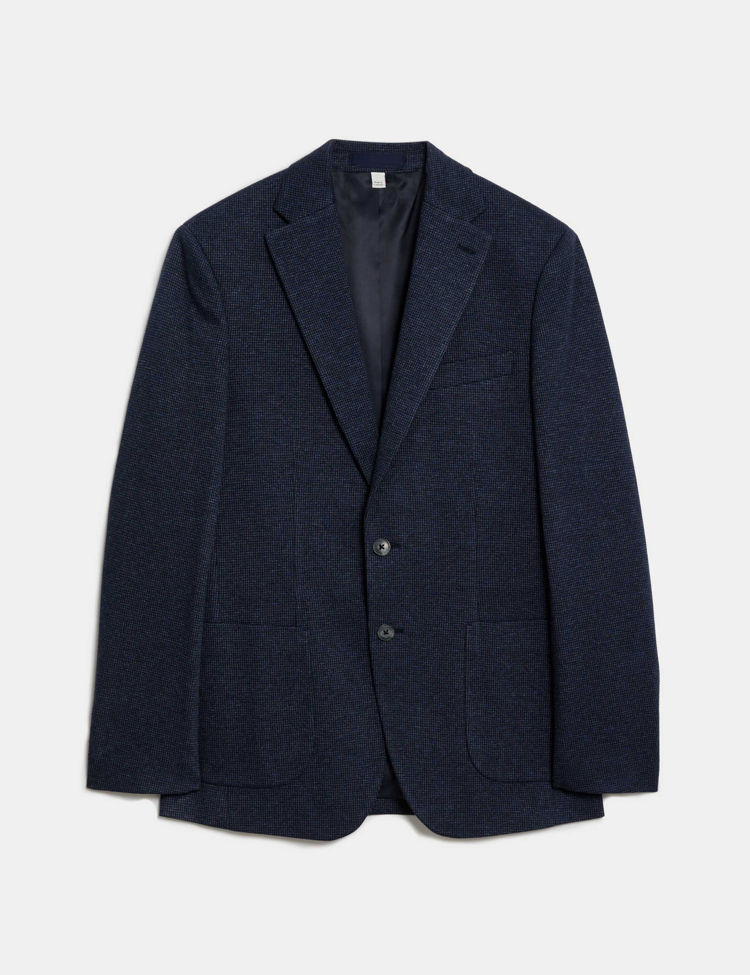 Tailored Fit Cotton Rich Puppytooth Blazer 2 of 8