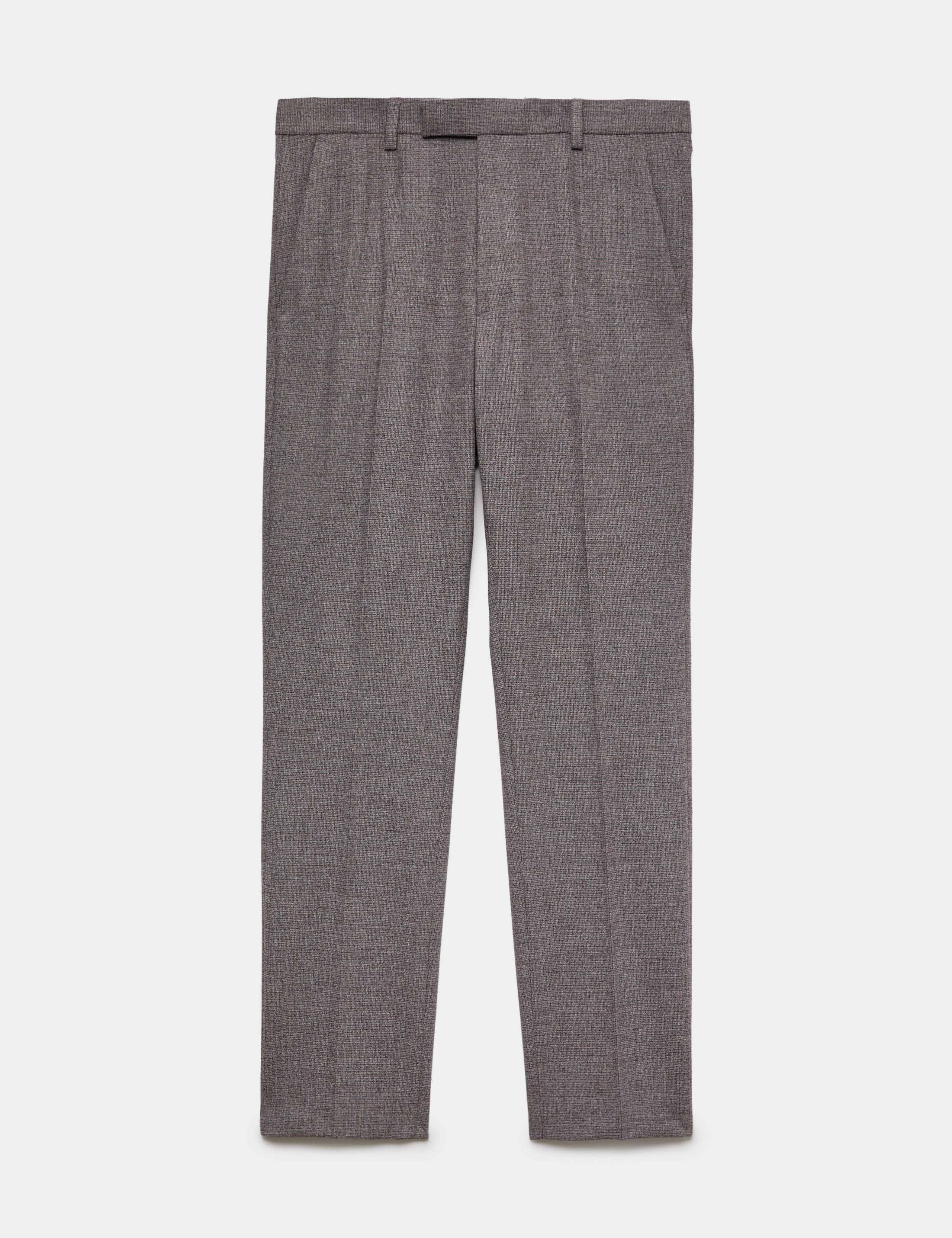 Tailored Fit Micro Check Suit Trousers 2 of 6