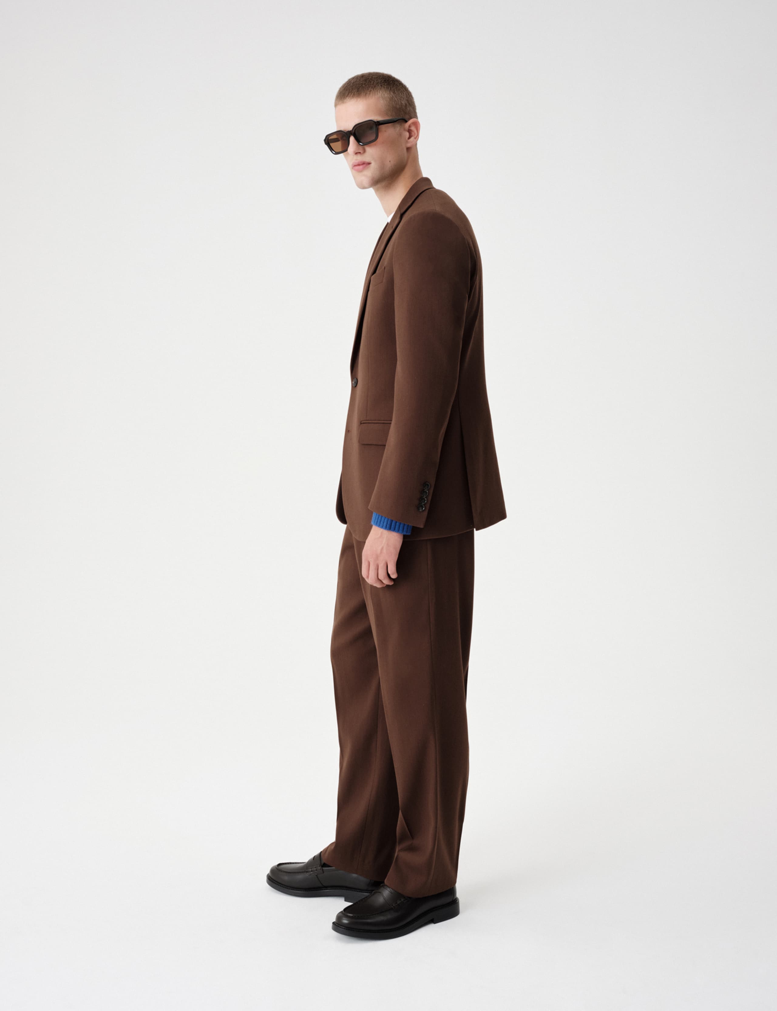 Textured Stretch Twill Suit Jacket 4 of 8