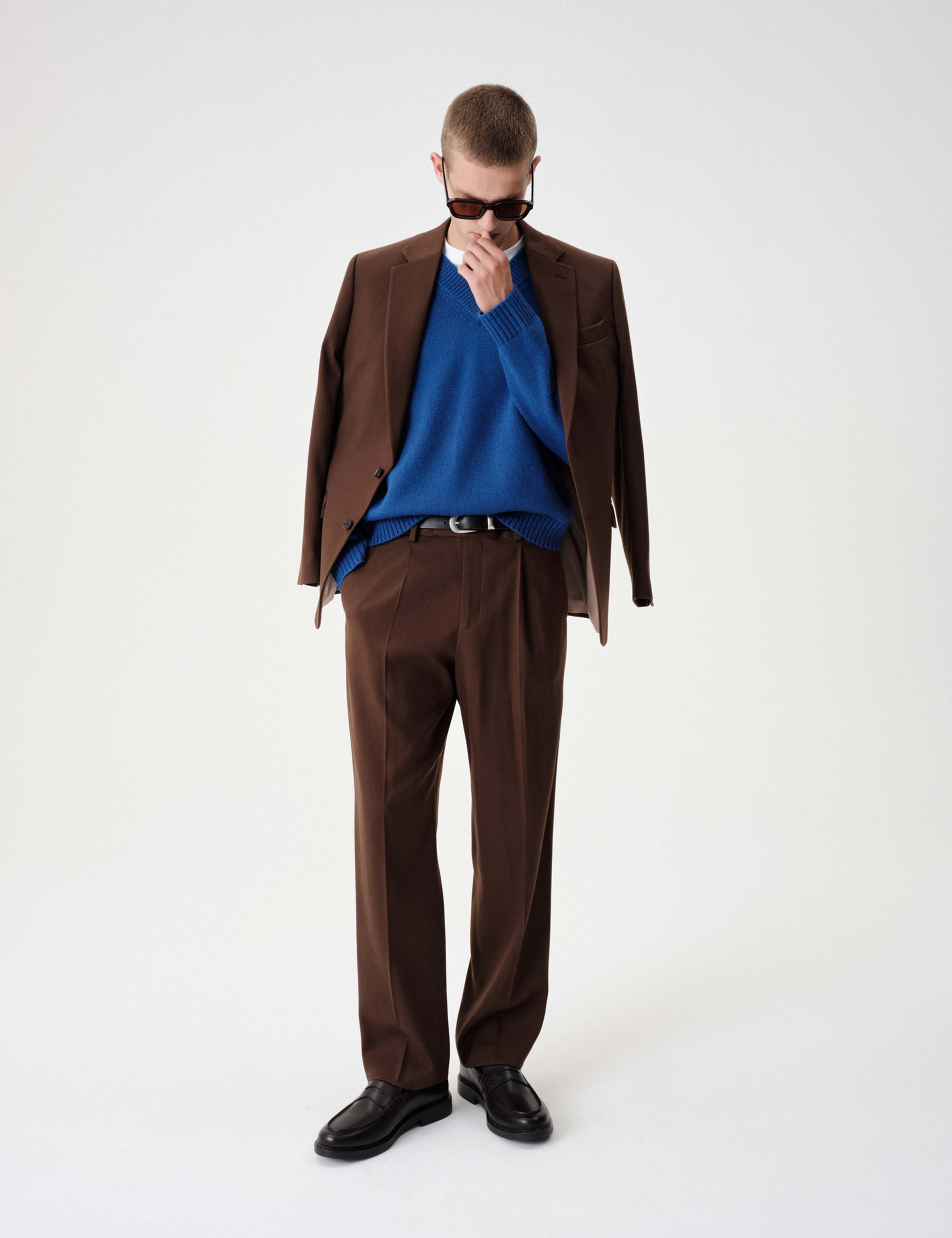 Twill Textured Stretch Suit Jacket 7 of 8