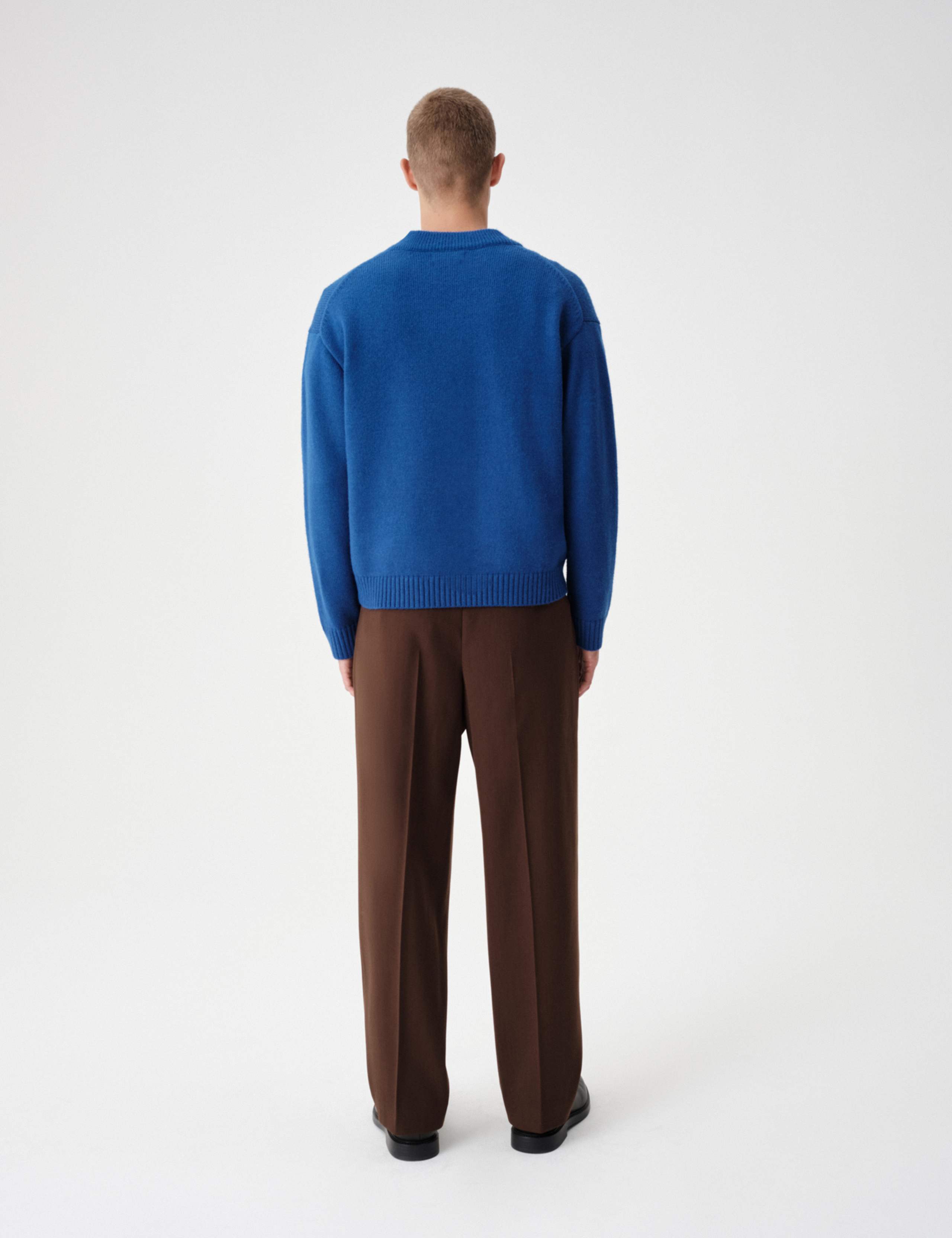 Regular Fit Stretch Twill Suit Trousers 7 of 9