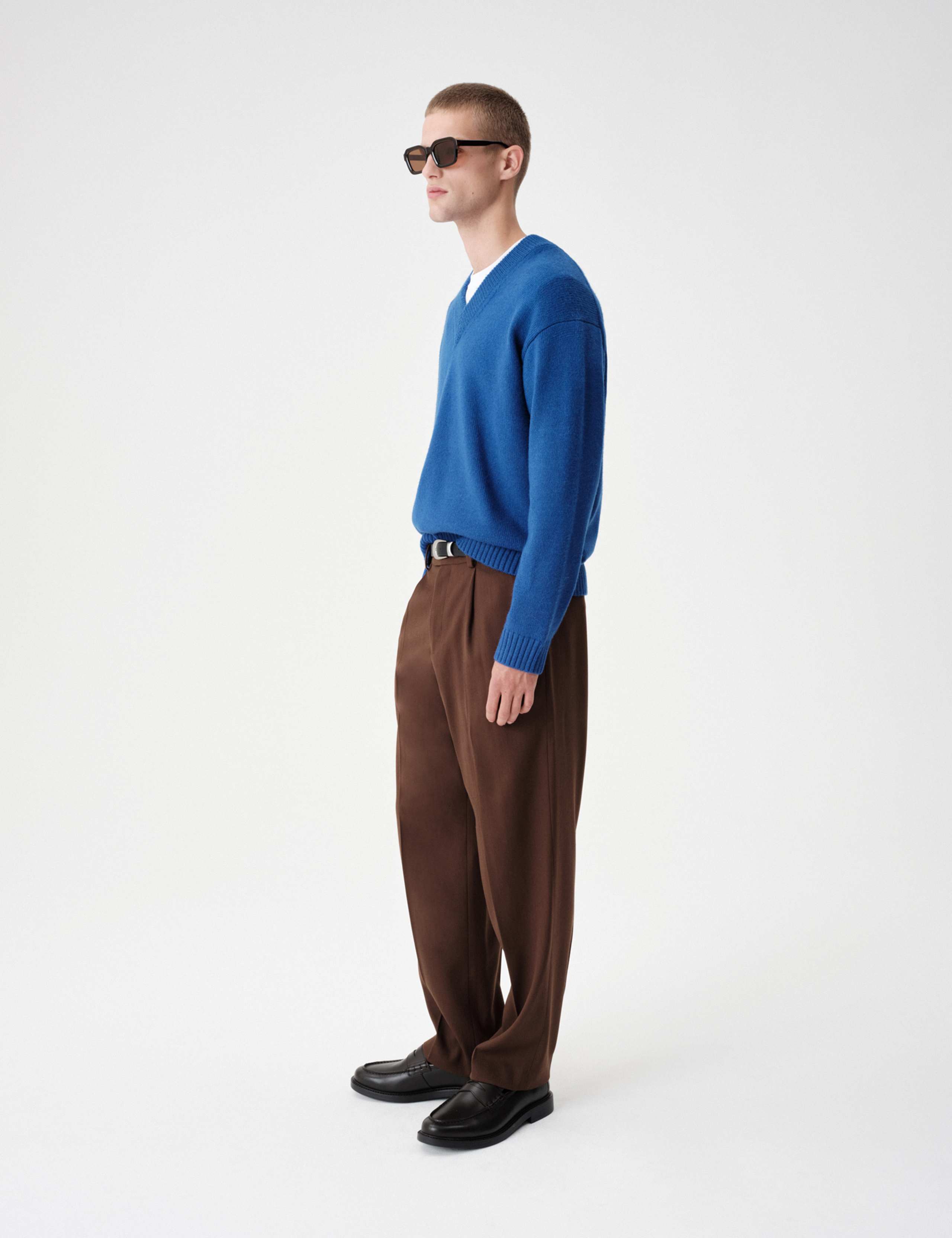 Regular Fit Stretch Twill Suit Trousers 8 of 9