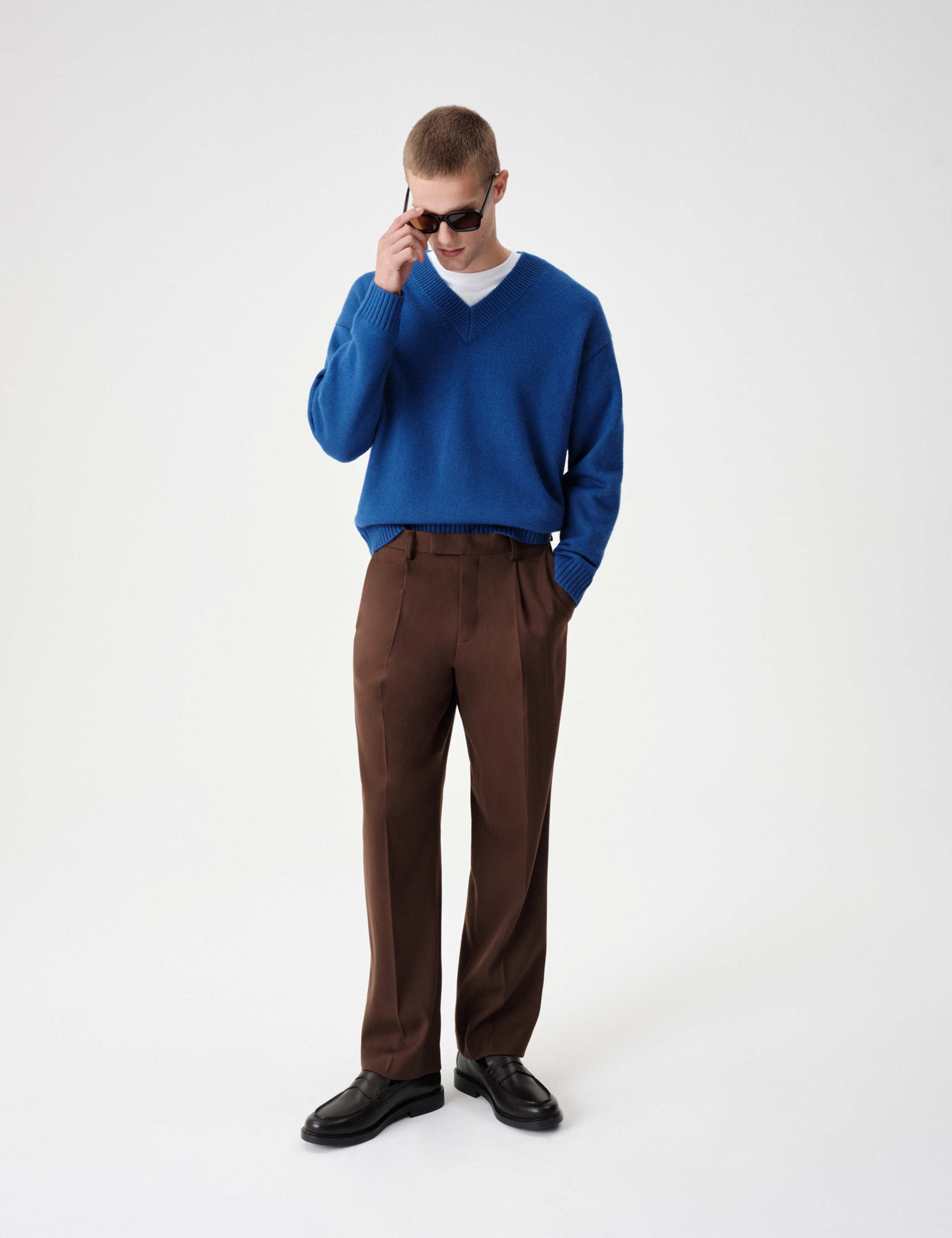 Regular Fit Stretch Twill Suit Trousers 9 of 9