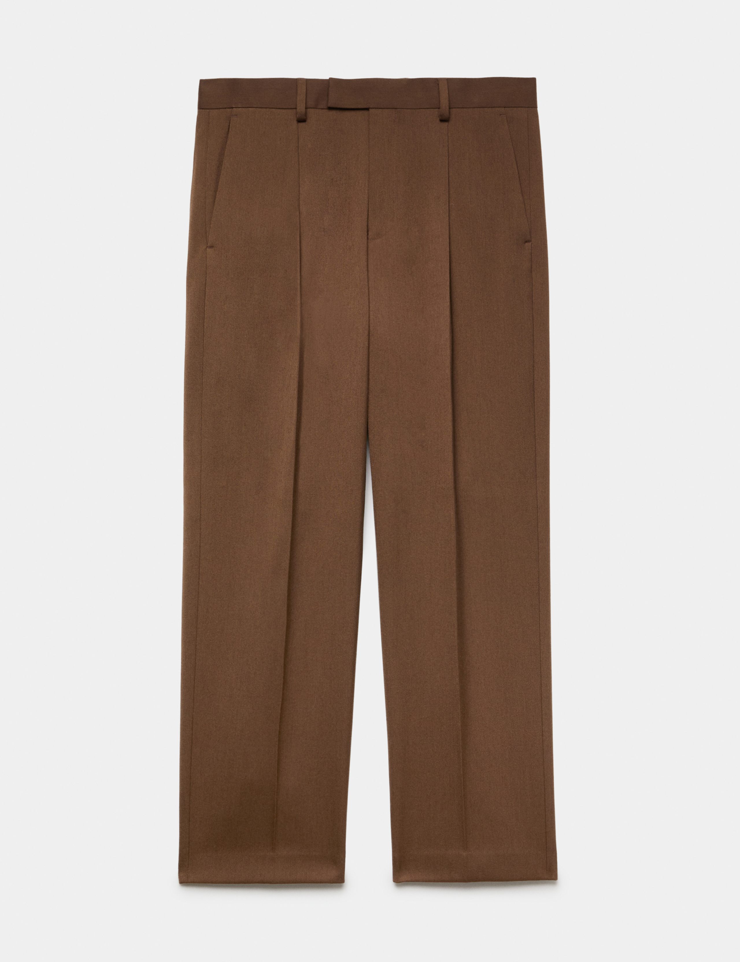 Regular Fit Twill Stretch Suit Trousers 2 of 11