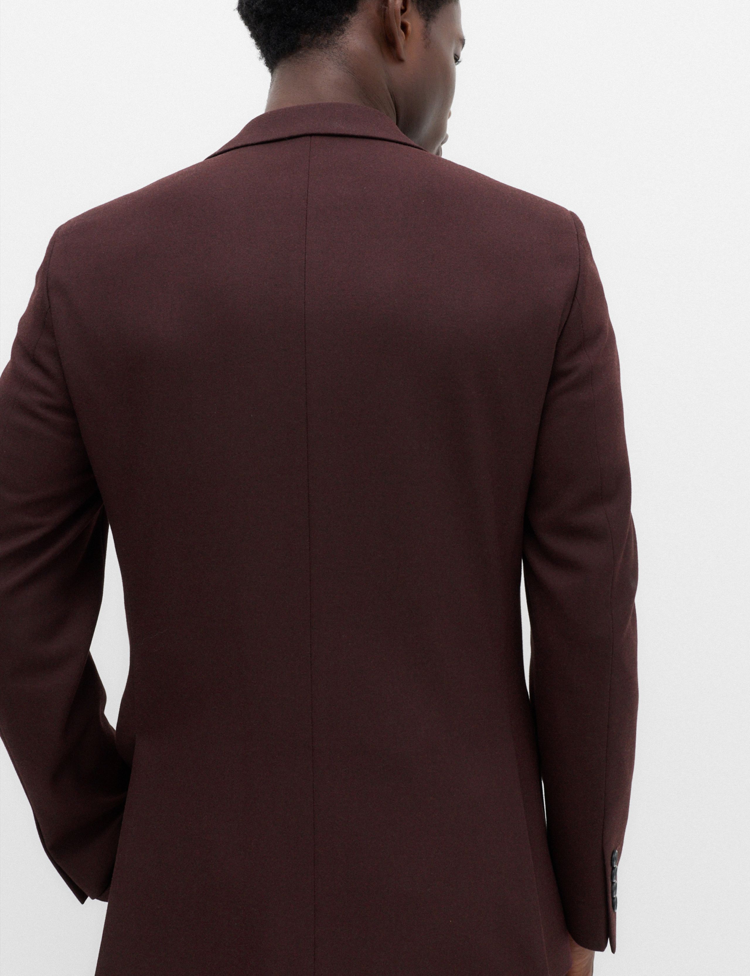 Slim Fit Twill Suit Jacket 5 of 6