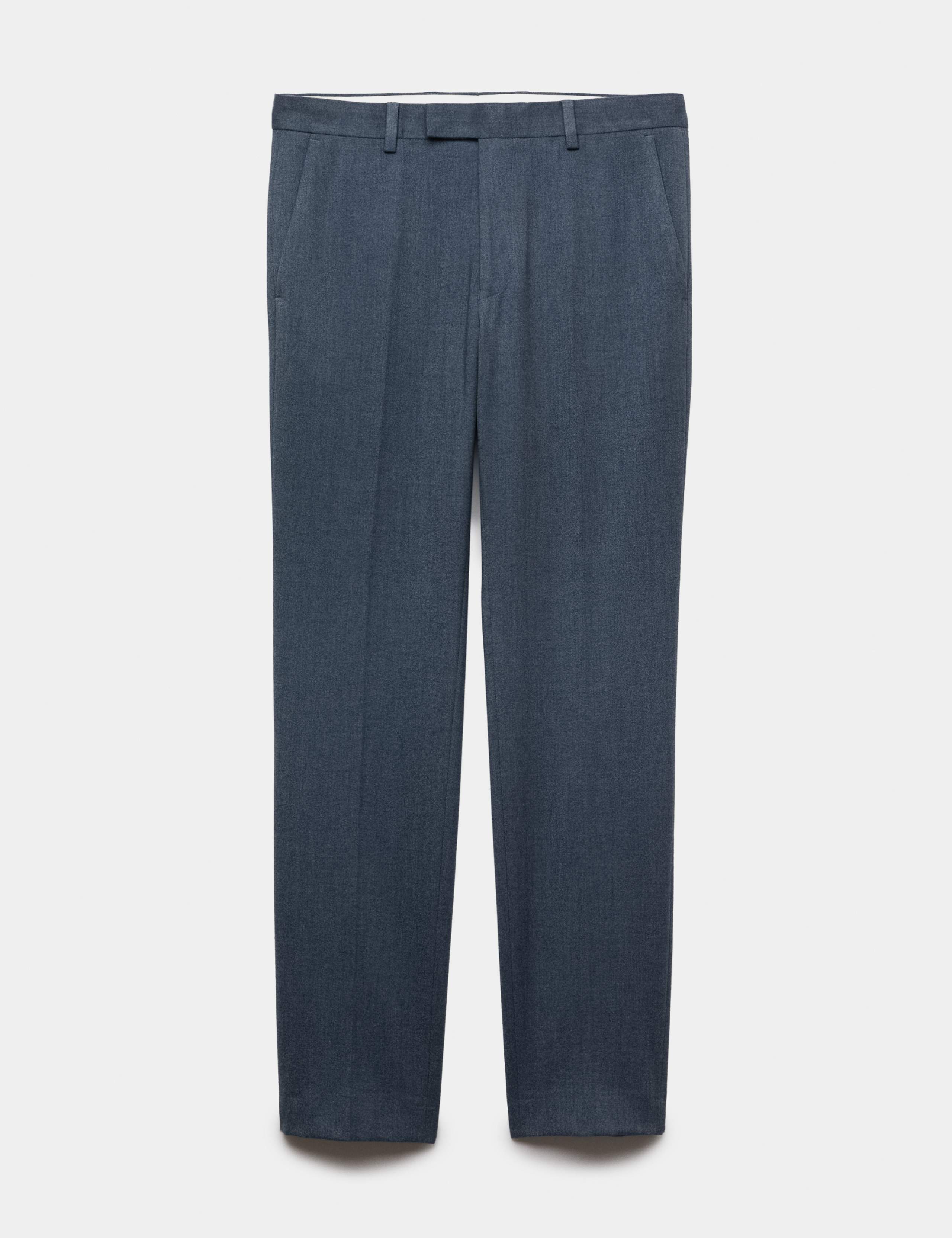 Slim Fit Twill Suit Trousers 2 of 6