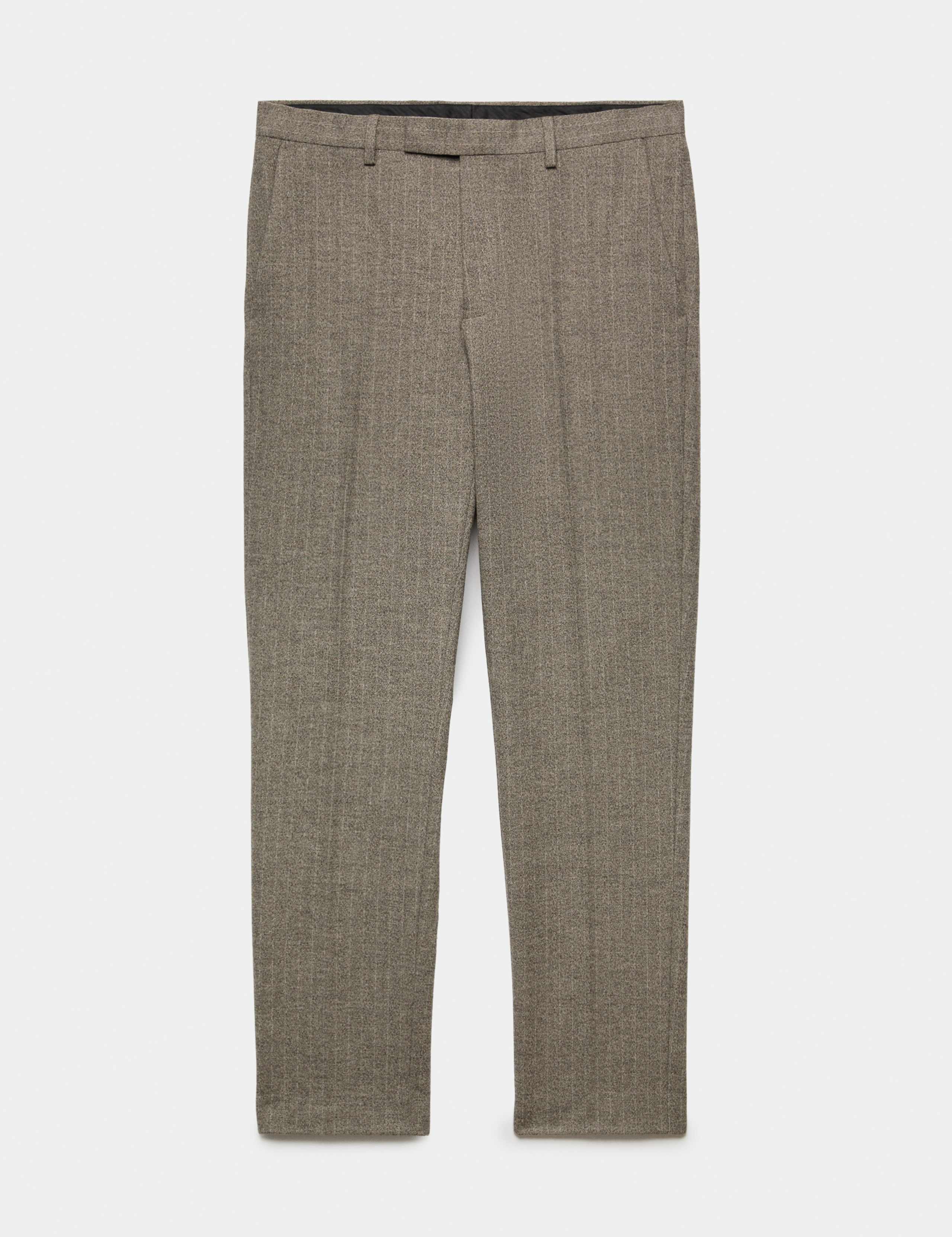 Slim Fit Striped Suit Trousers 2 of 6