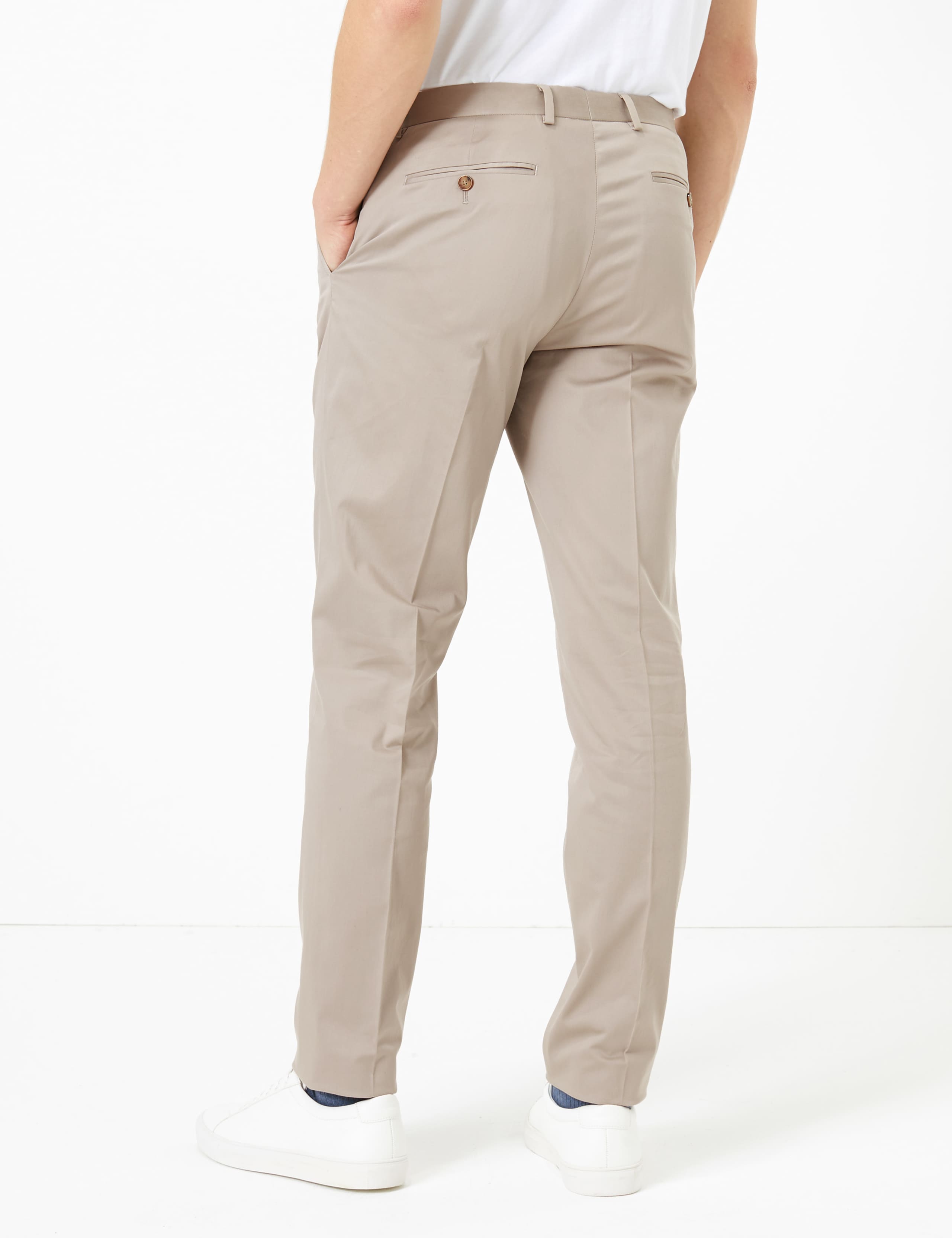 Slim Fit Trousers with Stretch 4 of 7