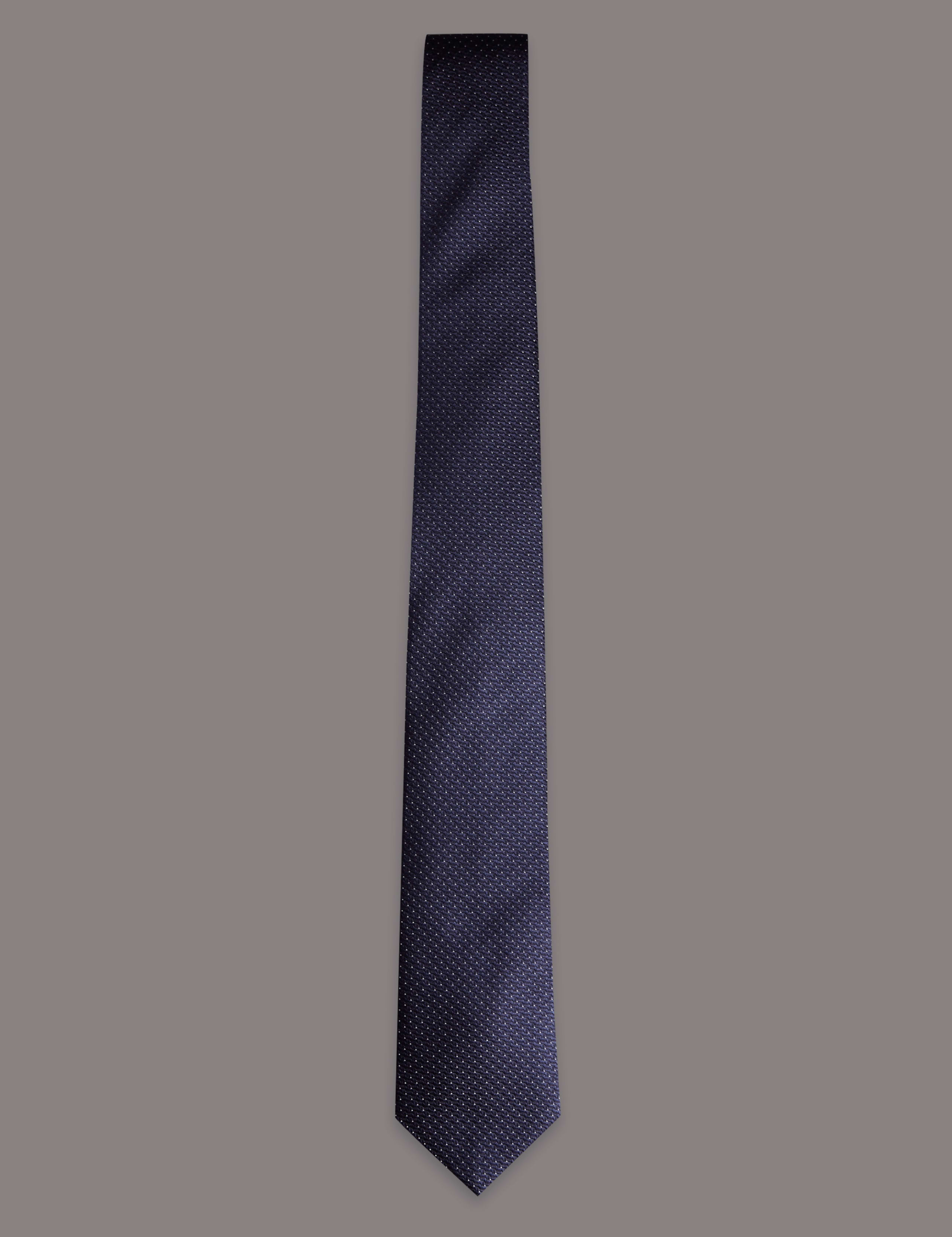 Pure Silk Micro Dotted Tie 2 of 4