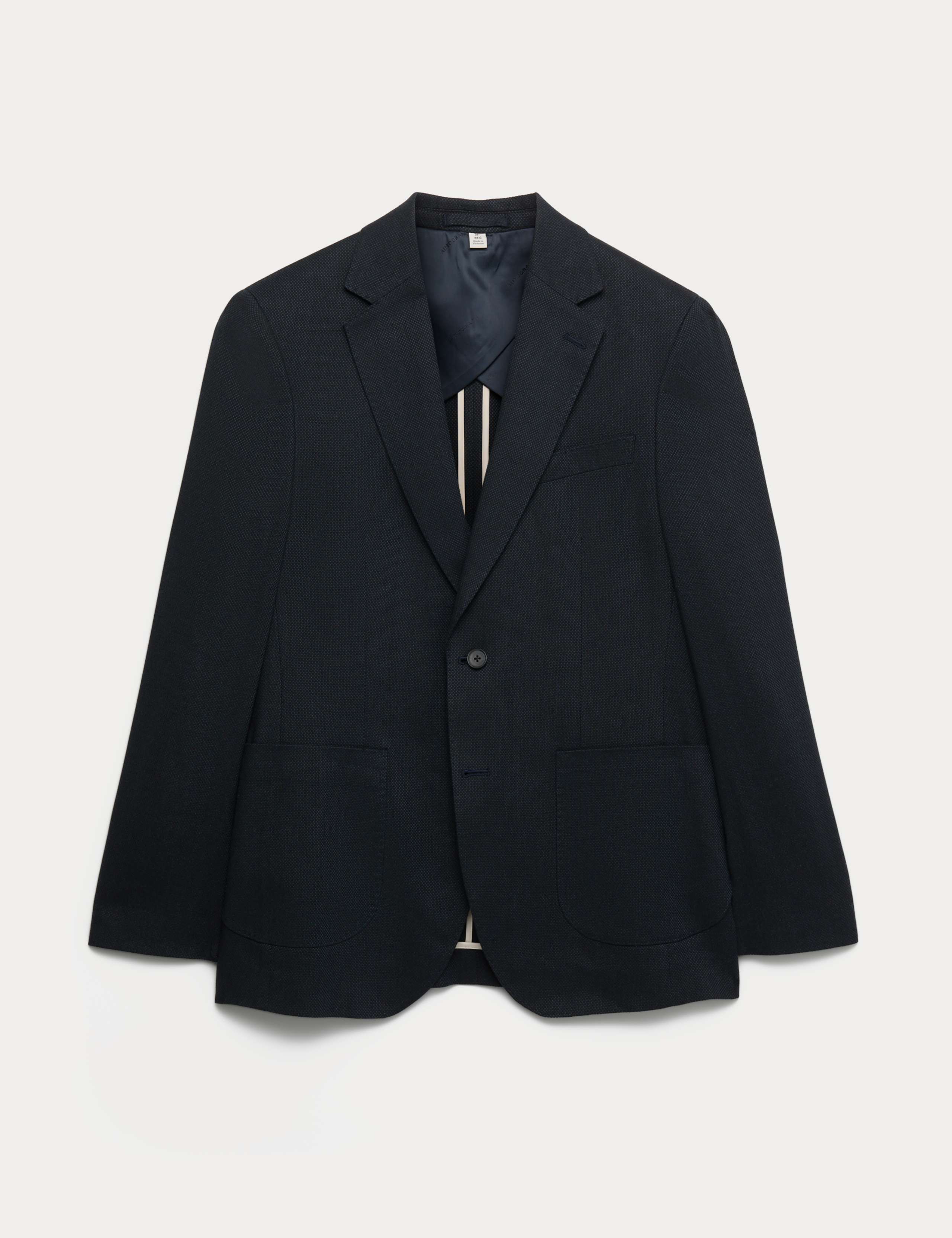 Linen Blend Textured Blazer 1 of 1