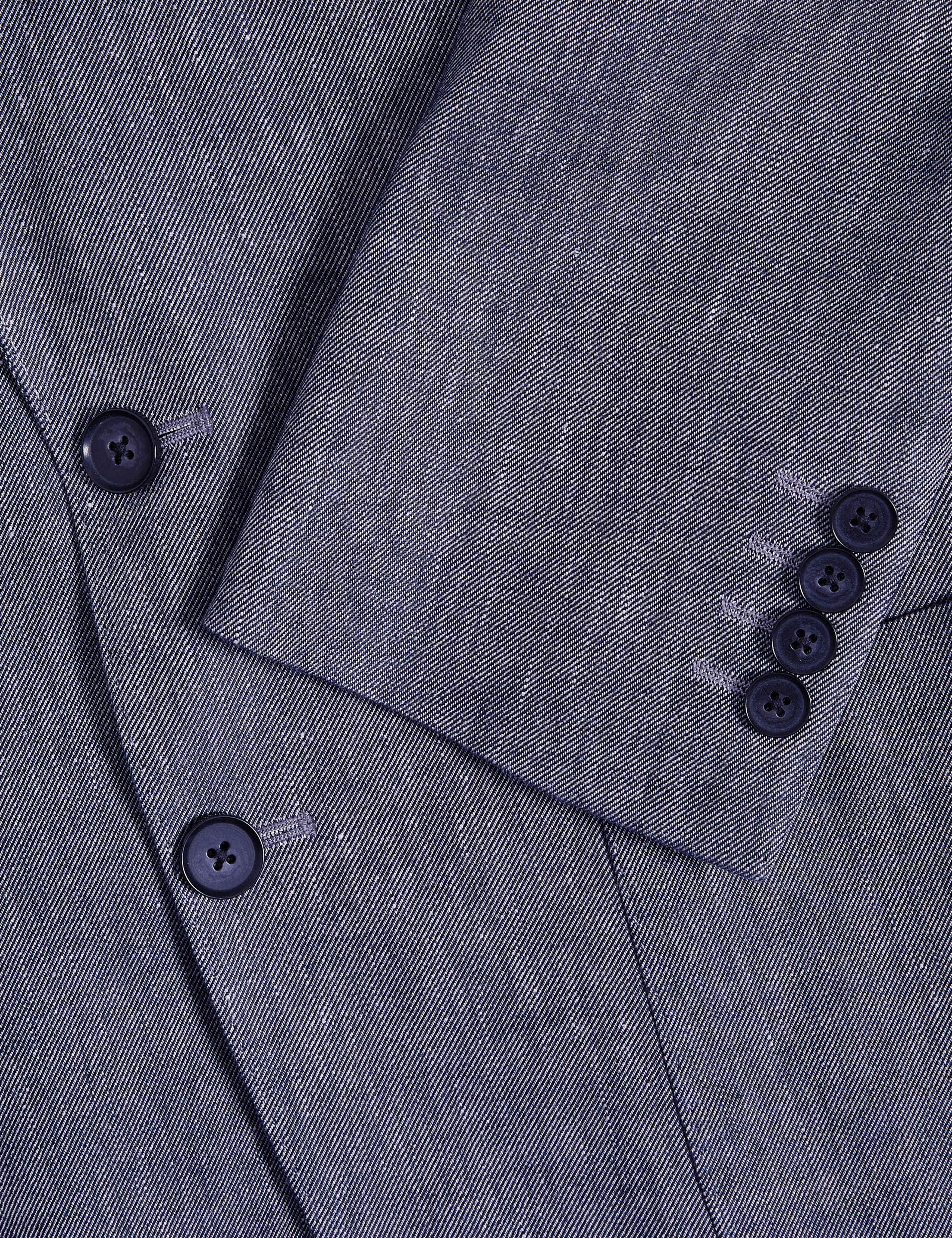 Tailored Fit Italian Linen Blend Twill Blazer 3 of 8