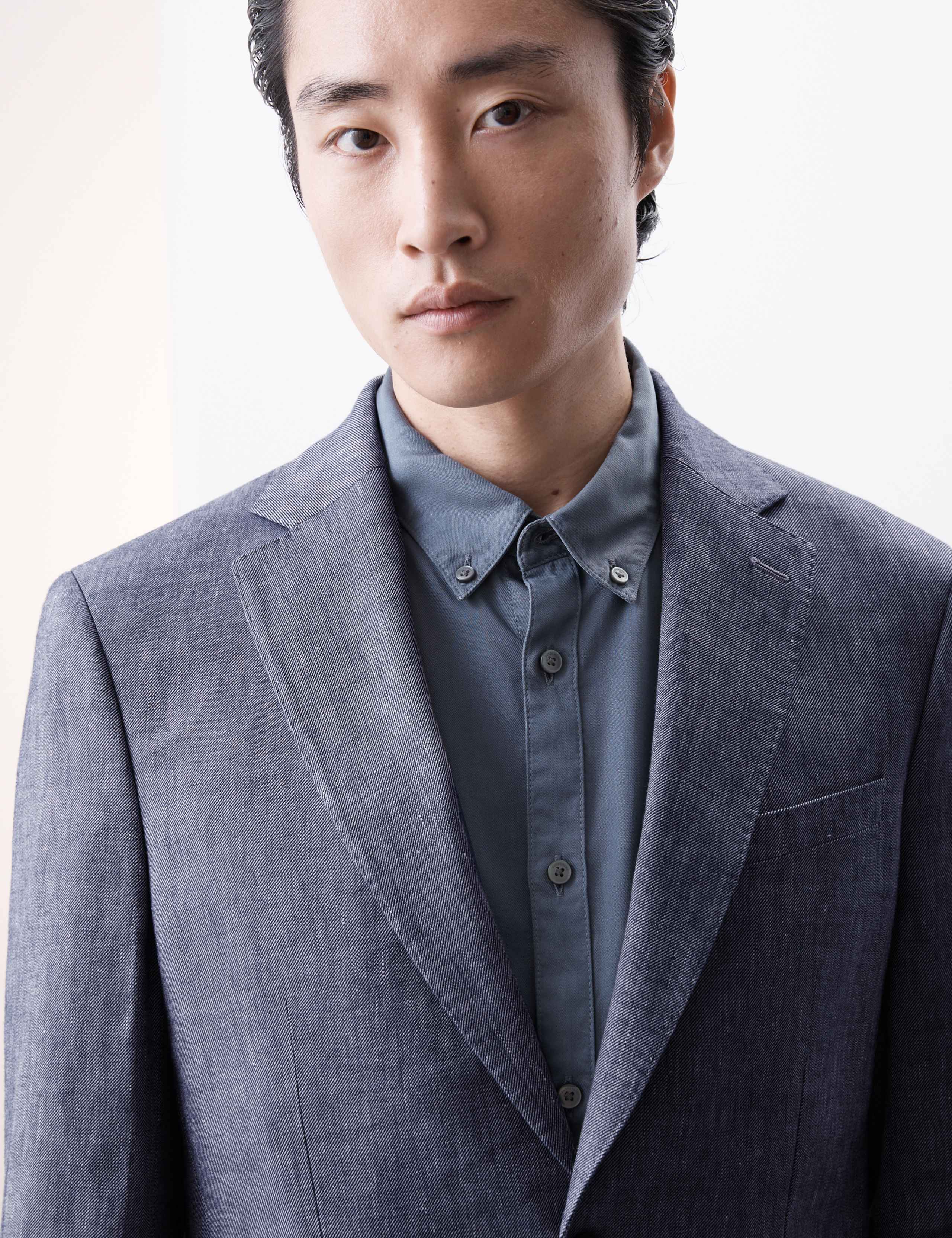 Tailored Fit Italian Linen Blend Twill Blazer 4 of 8