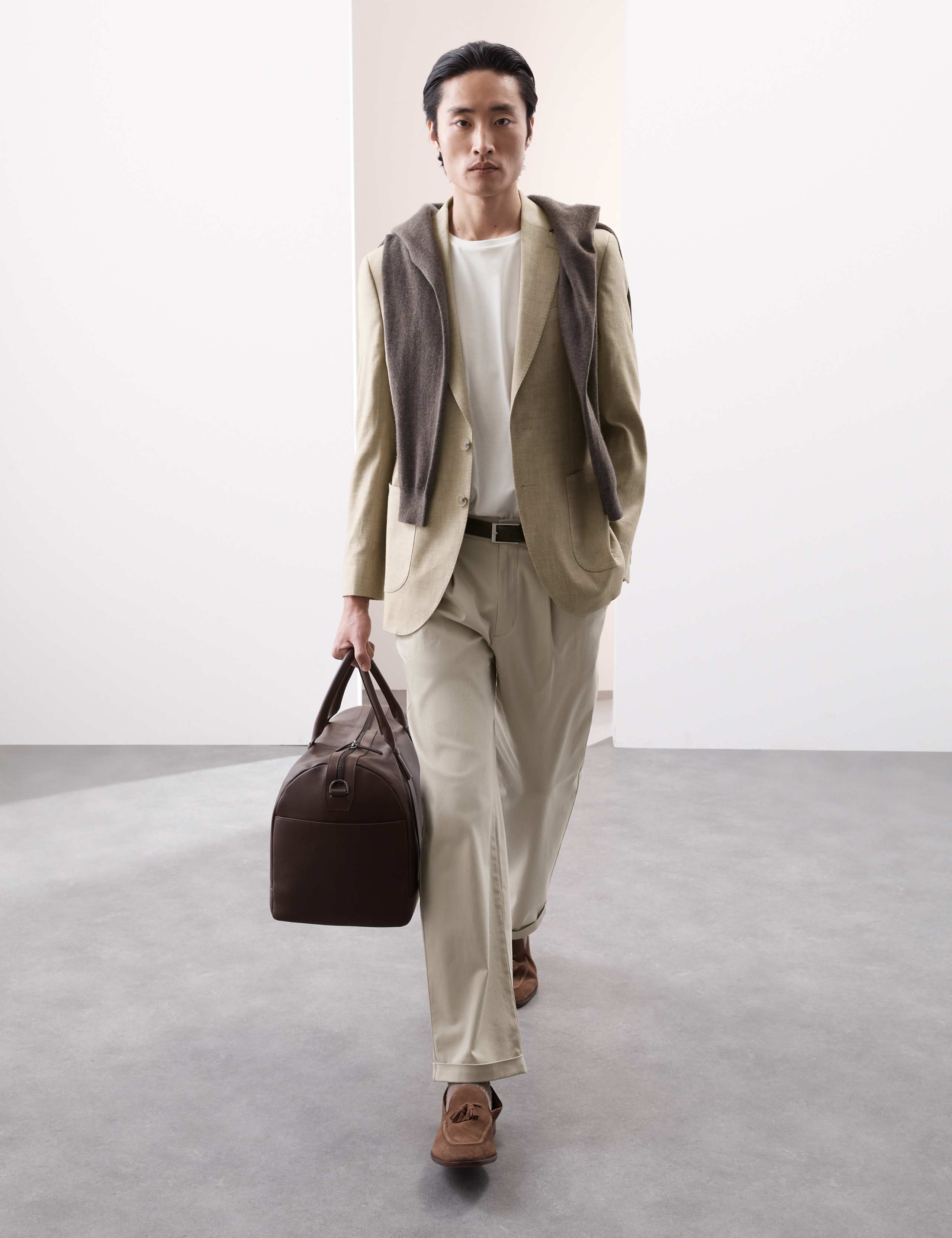 Tailored Fit Italian Linen Blend Twill Blazer 4 of 8