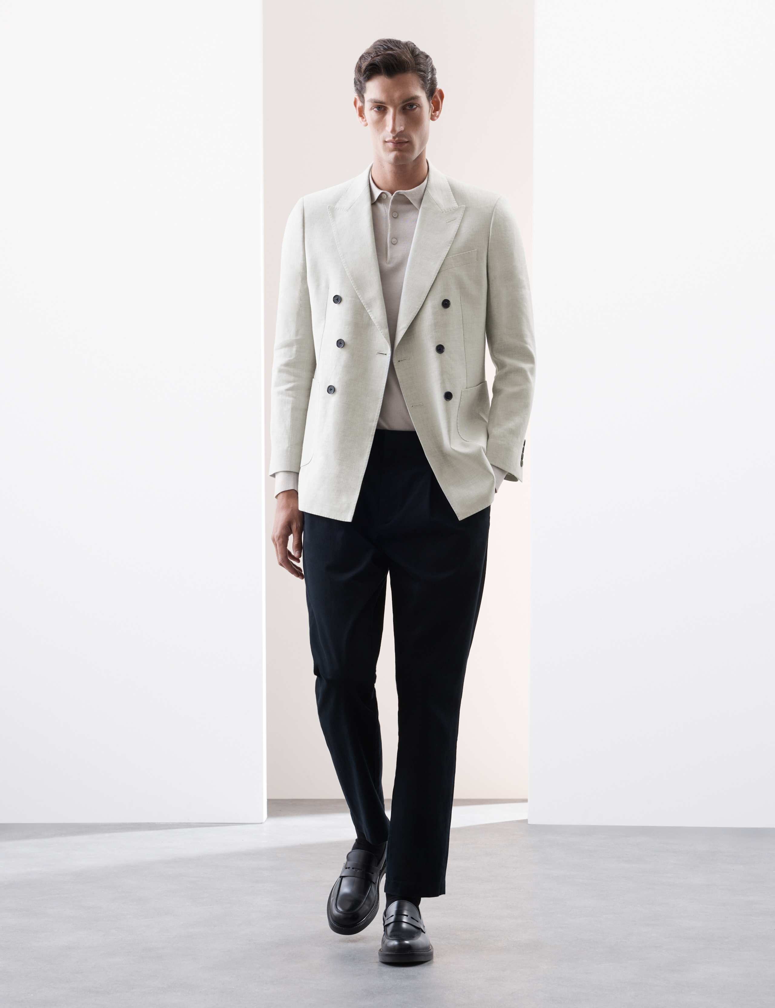 Tailored Fit Linen Blend Twill Blazer 5 of 8