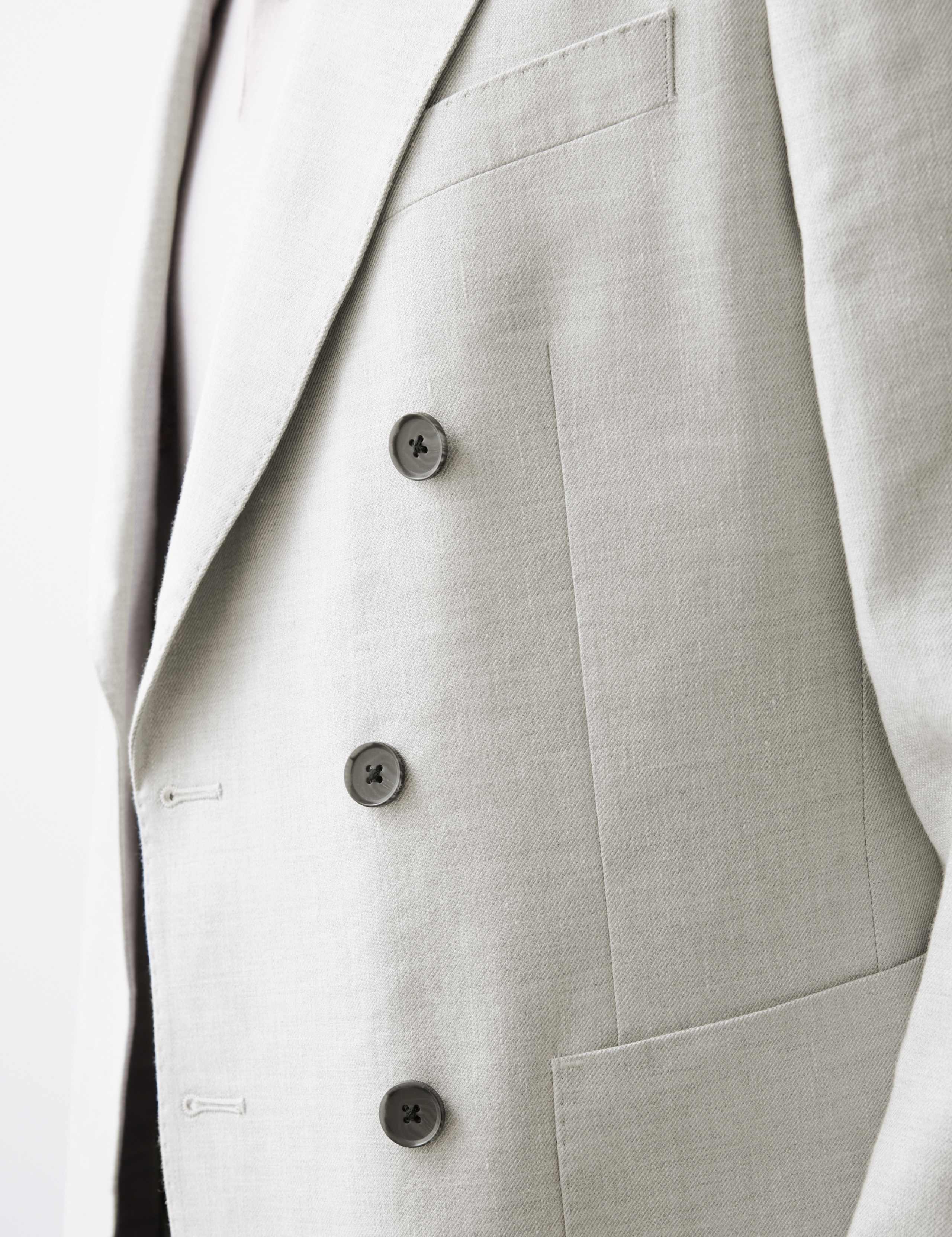 Tailored Fit Linen Blend Twill Blazer 8 of 8