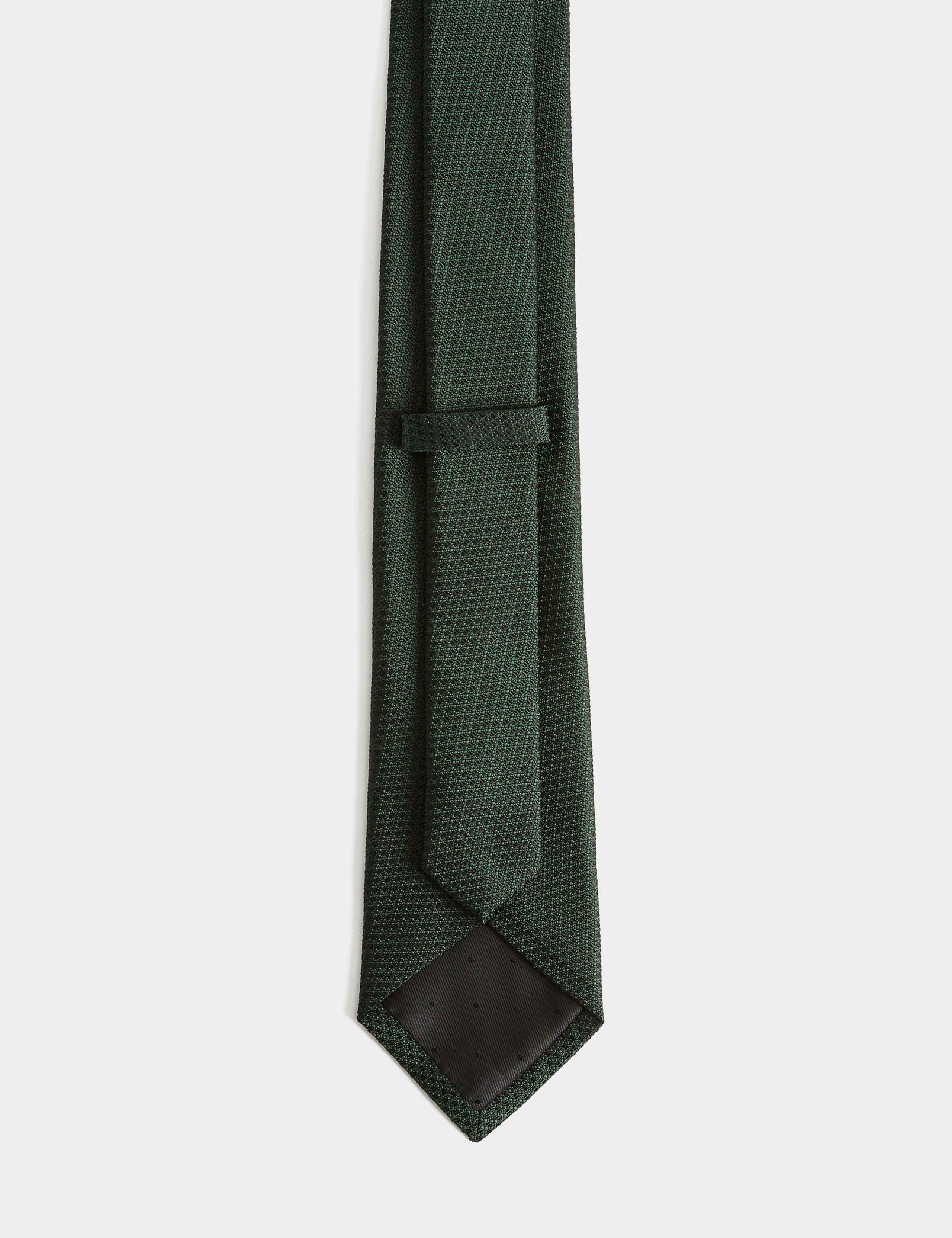 Textured Pure Silk Tie 3 of 3