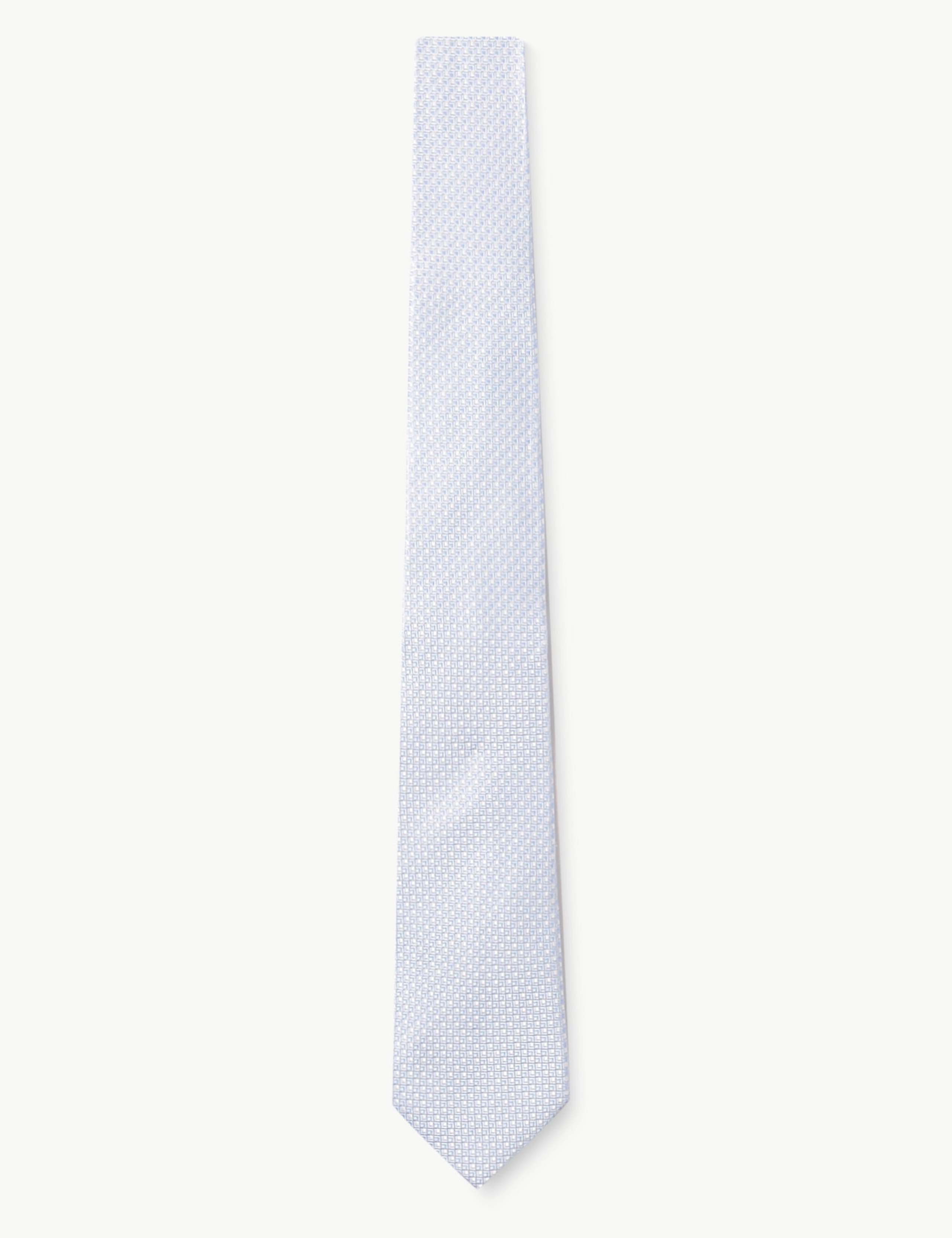 Geometric Pure Silk Hank & Tie Set 1 of 4