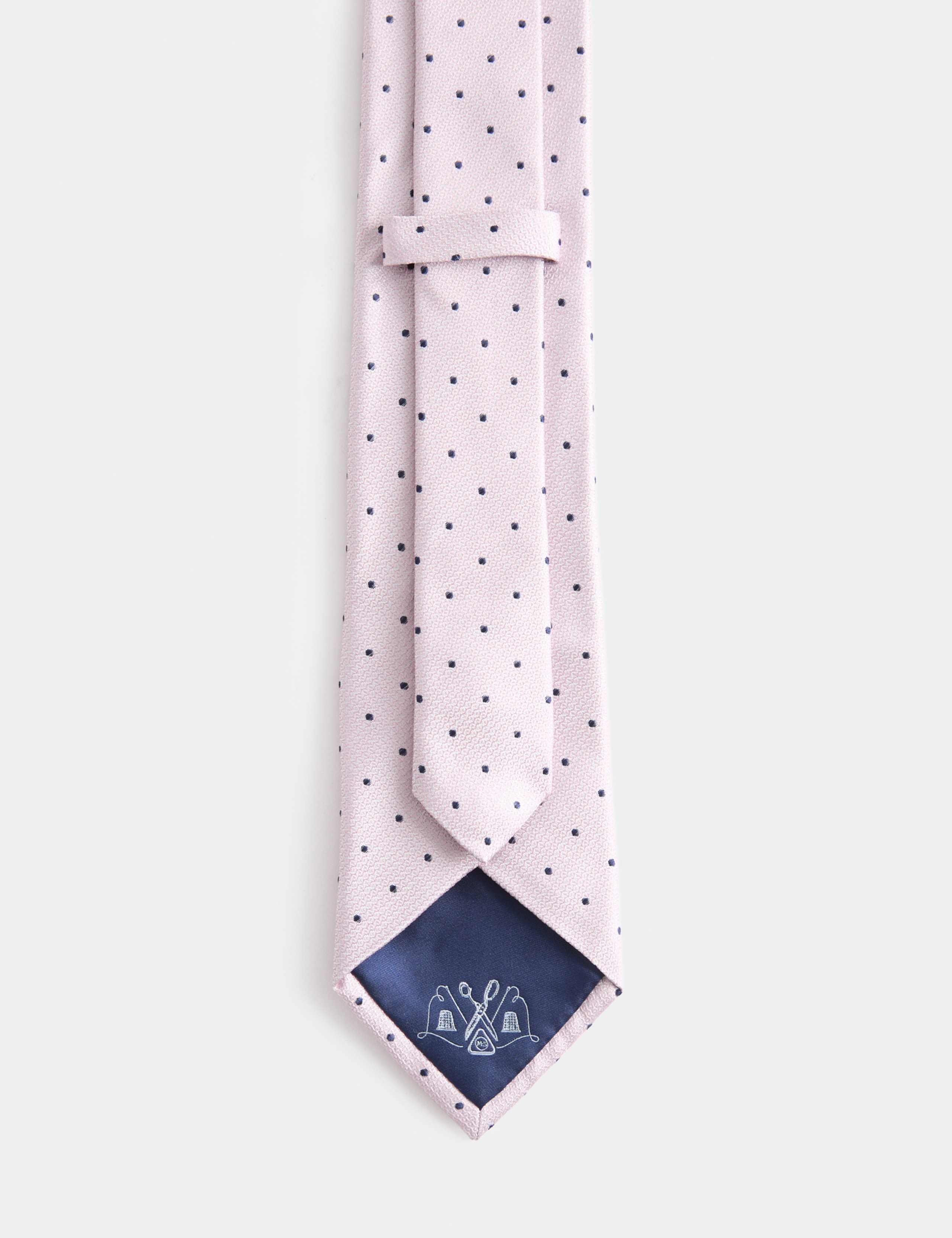 Pure Silk Polka Dot Tie 3 of 3