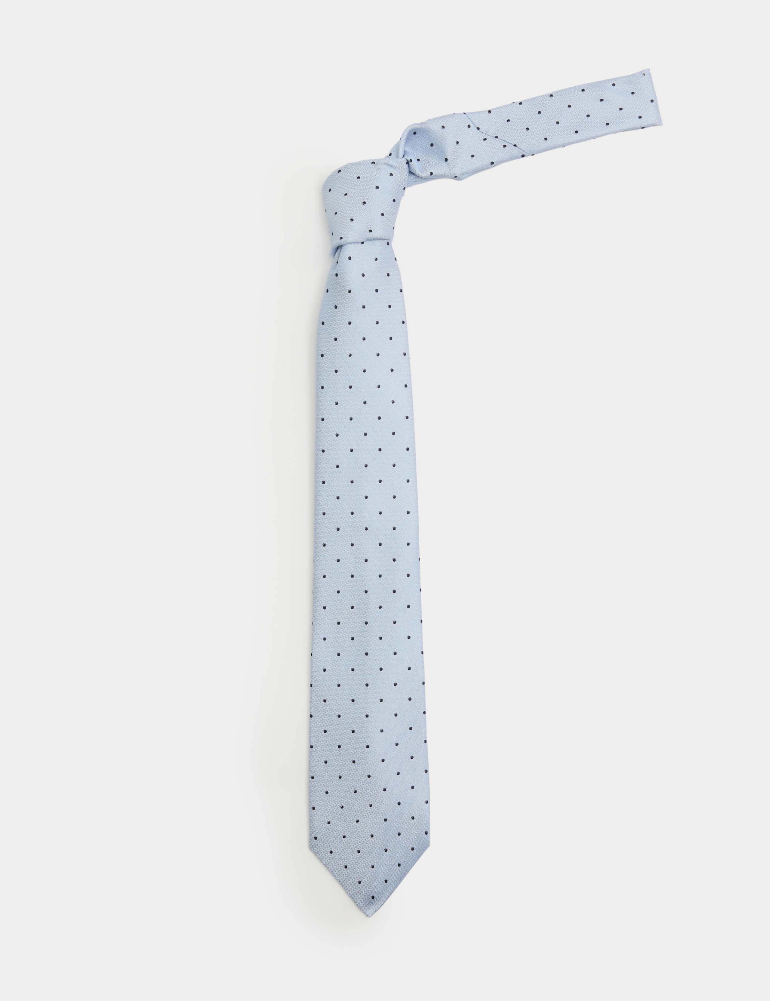 Pure Silk Polka Dot Tie 1 of 3