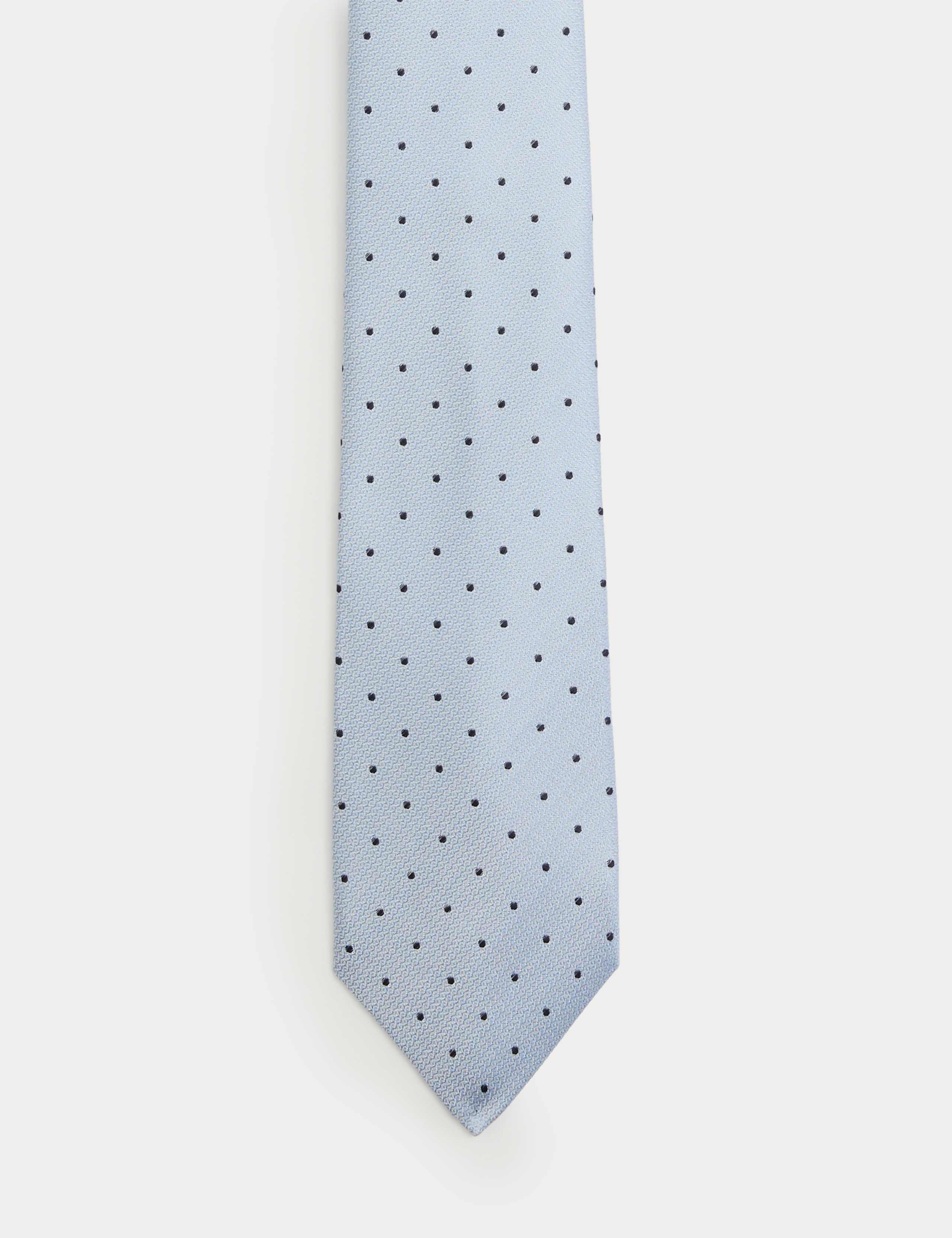 Pure Silk Polka Dot Tie 2 of 3