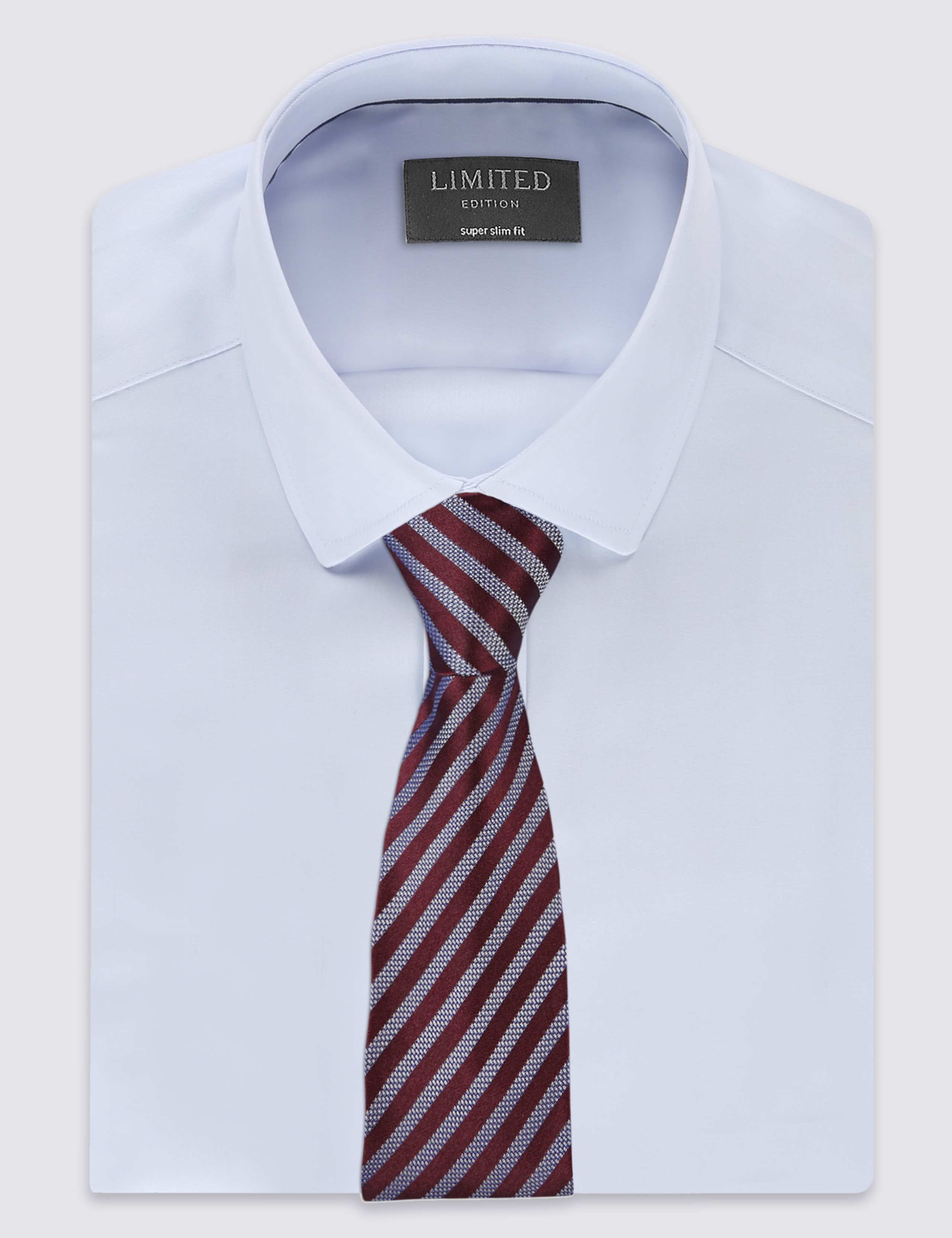 Pure Silk Striped Tie 1 of 3