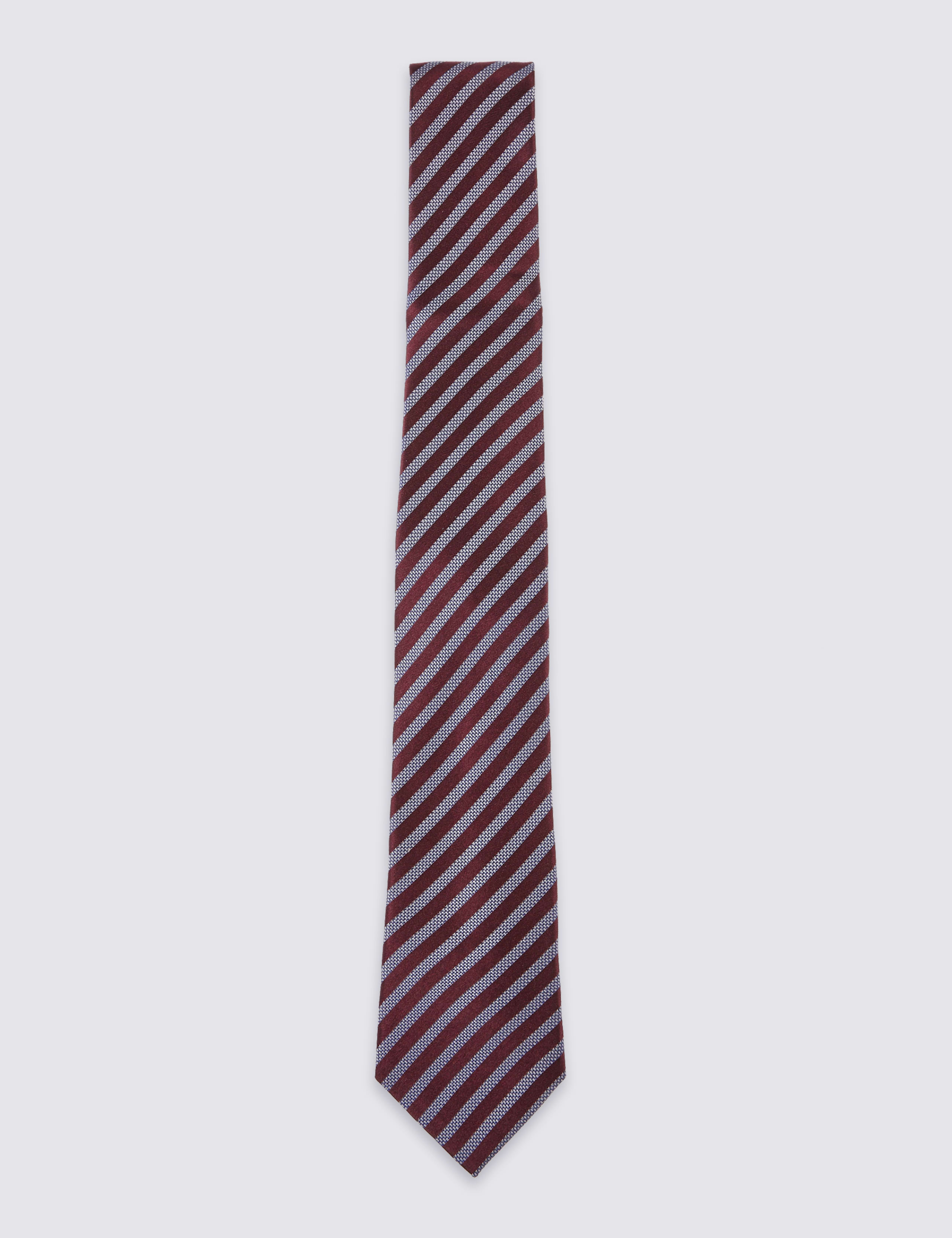 Pure Silk Striped Tie 2 of 3