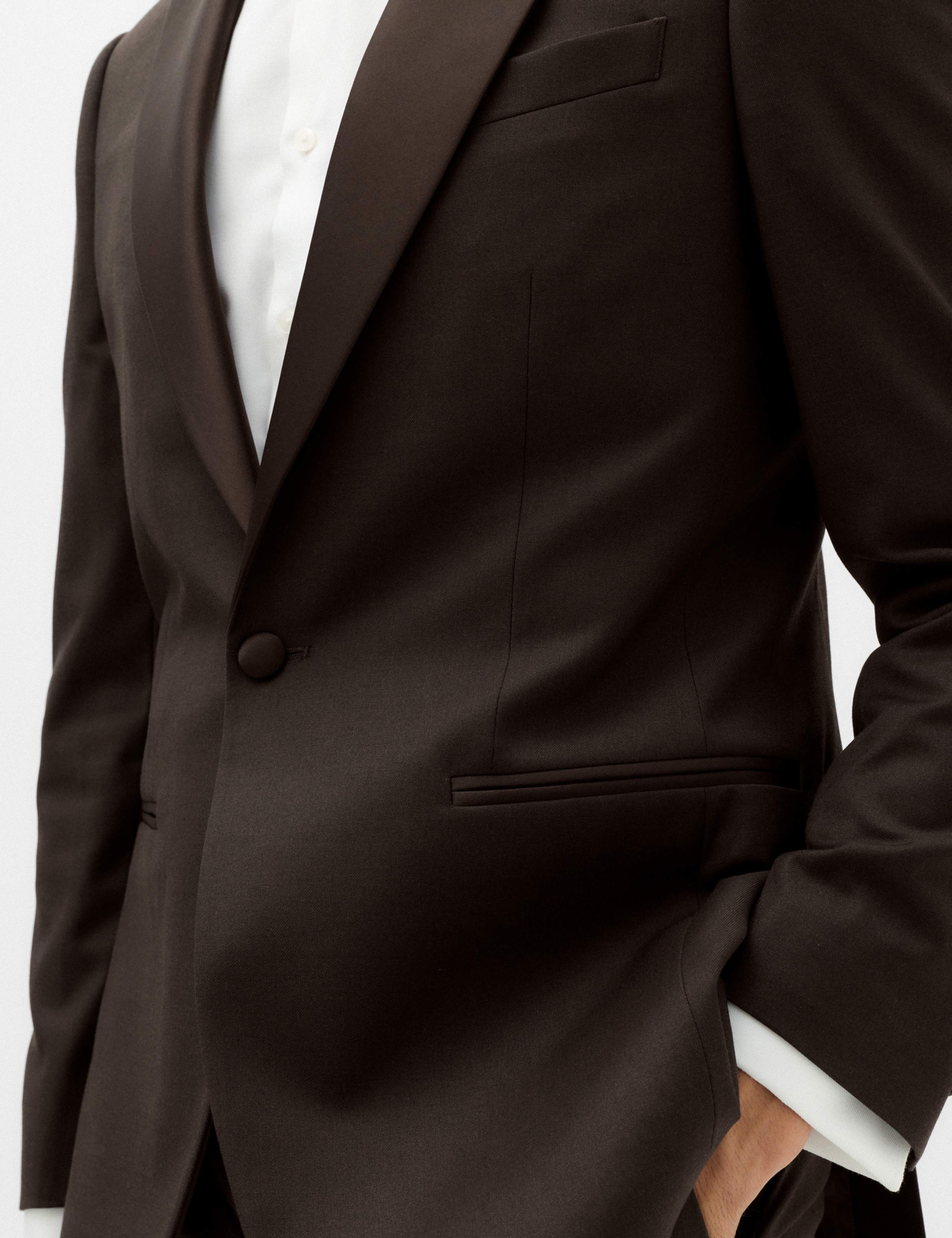 Tailored Fit Stretch Tux Jacket 4 of 7