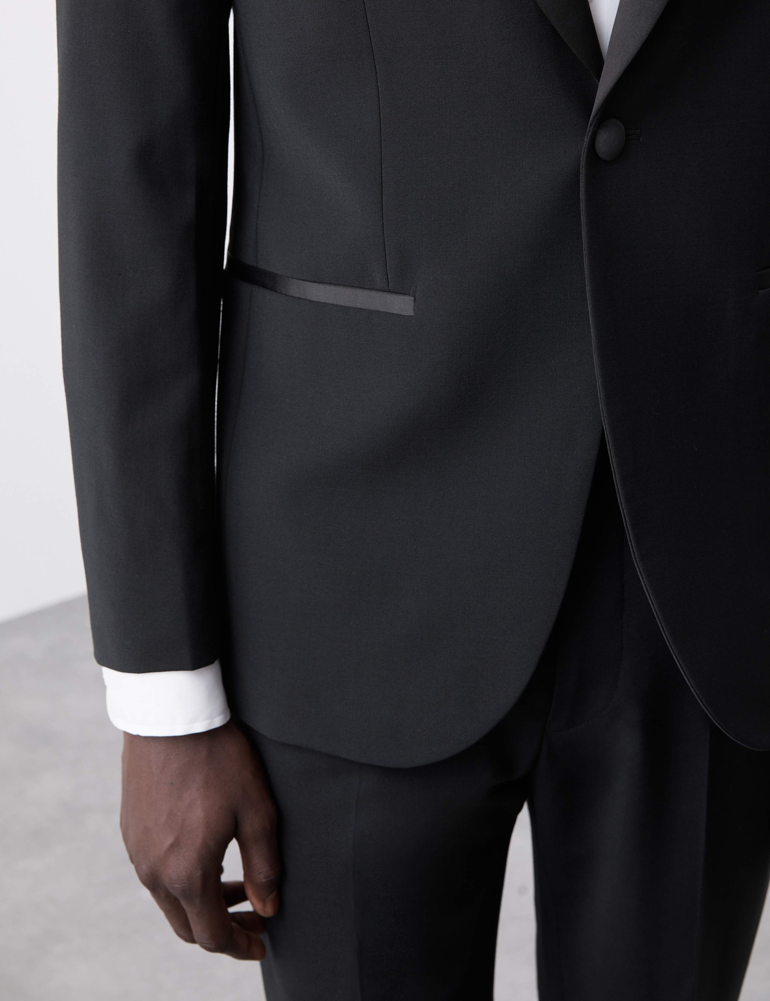 Tailored Fit Wool Blend Tuxedo Jacket 4 of 6