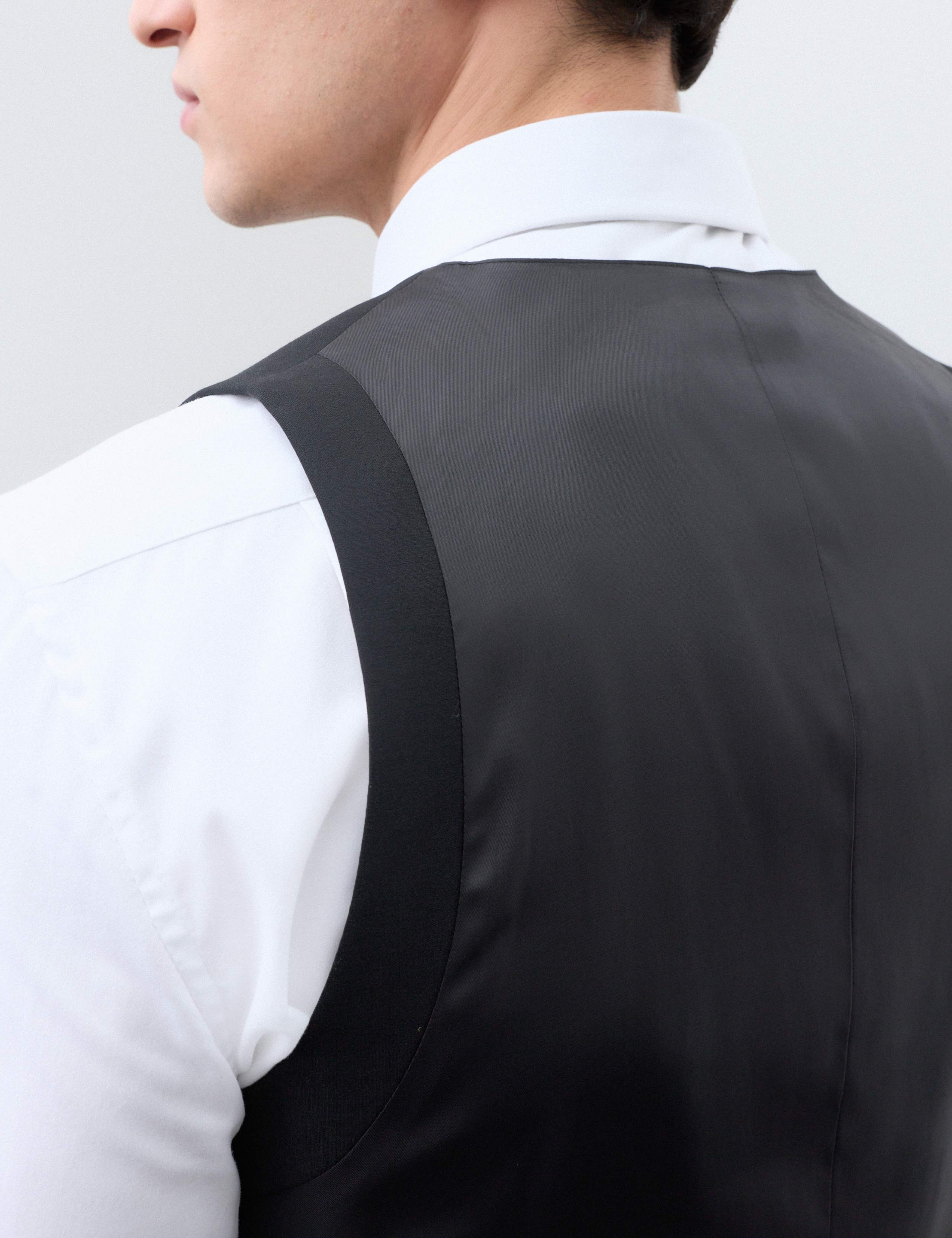 Performance Wool Blend Tuxedo Waistcoat 5 of 6